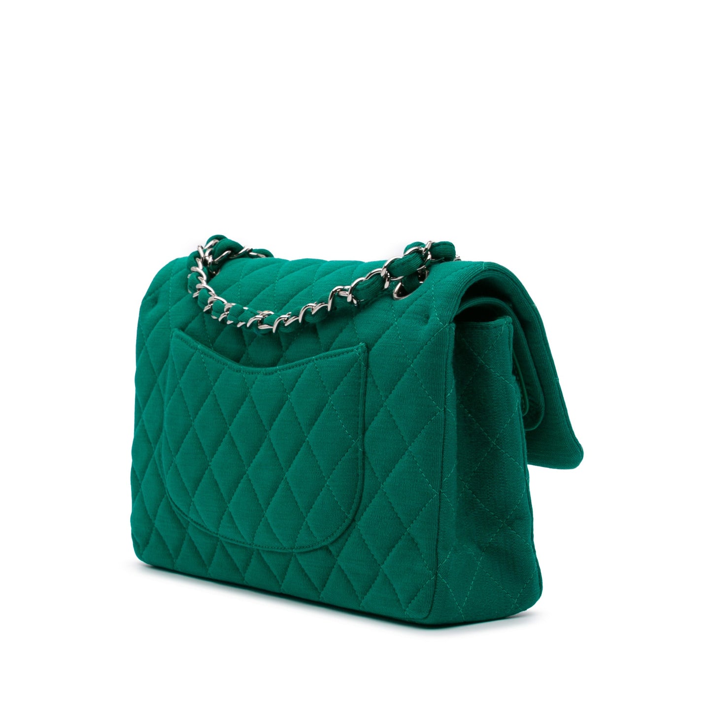 Chanel Medium Classic Jersey Double Flap