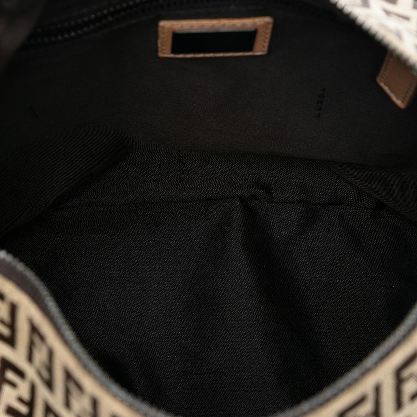 Fendi Zucchino Canvas Shoulder Bag
