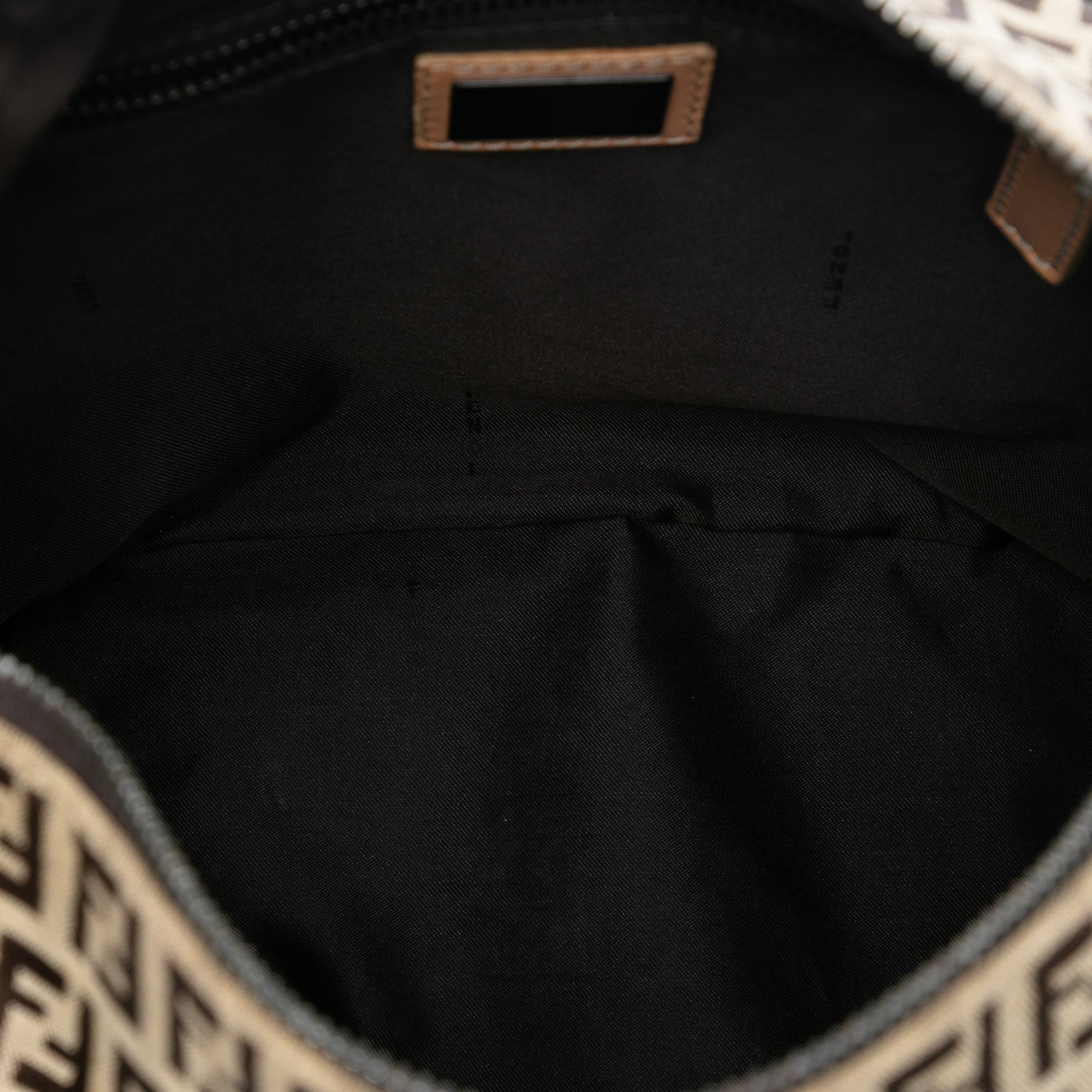 Fendi Zucchino Canvas Shoulder Bag