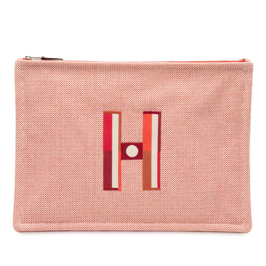 Hermès Large H Canvas Faubourg Corner Case