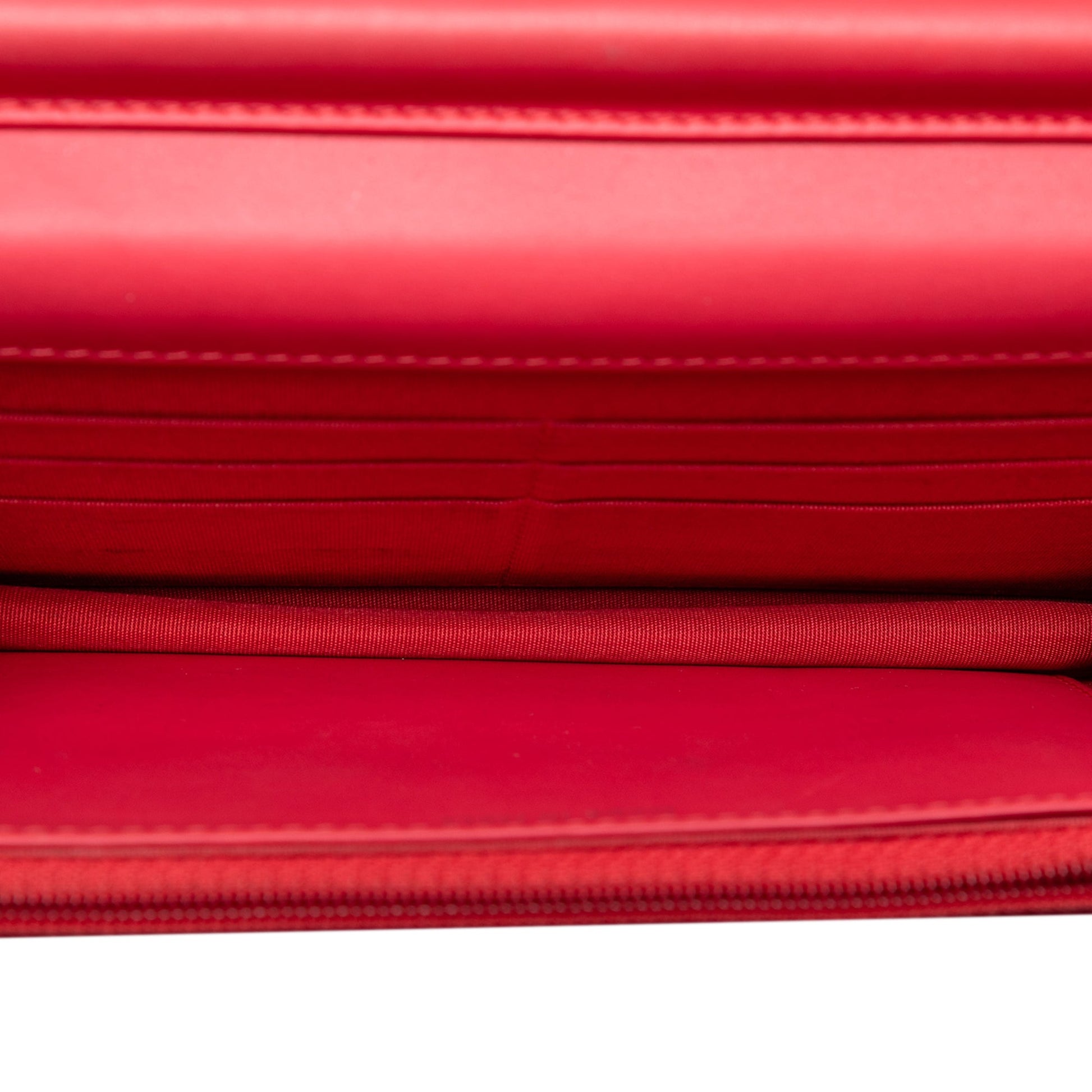Chanel CC Patent Diamond Quilted Wallet On Chain
