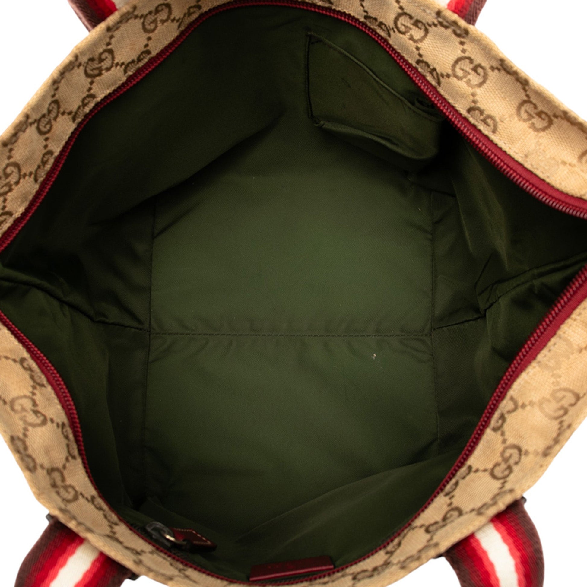 Gucci GG Canvas Web Handbag
