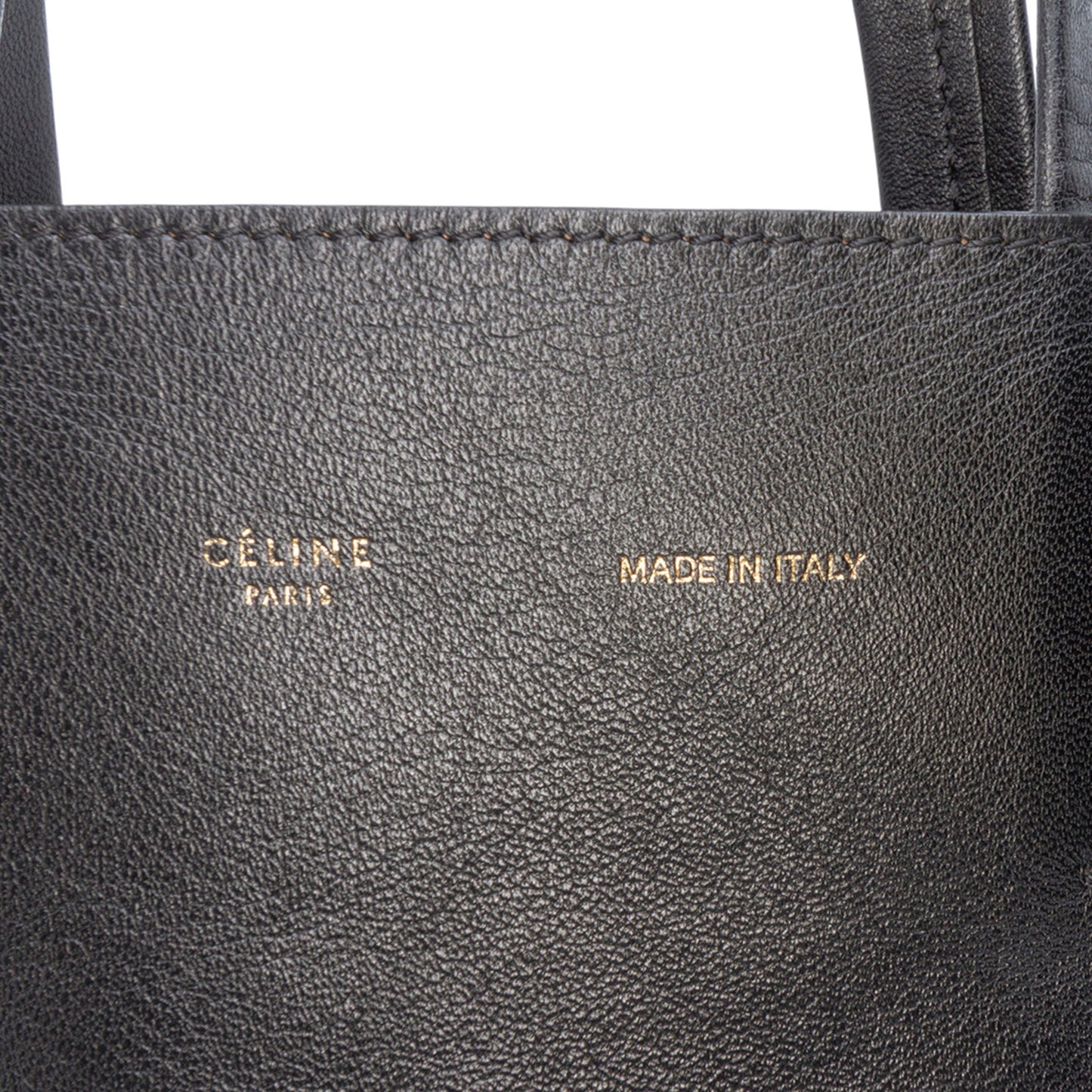 Celine Lambskin Vertical Zip Cabas Tote