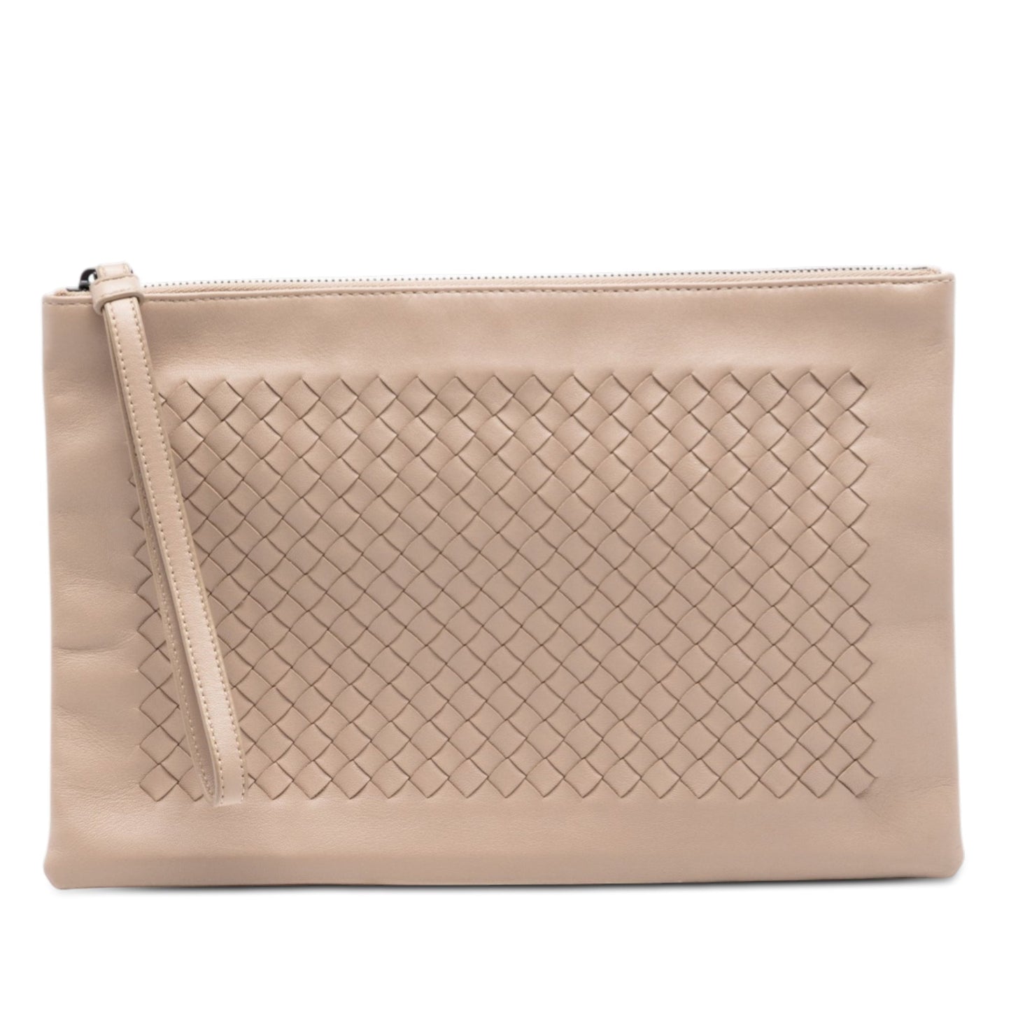 Bottega Veneta Nappa Intrecciato Wristlet Clutch