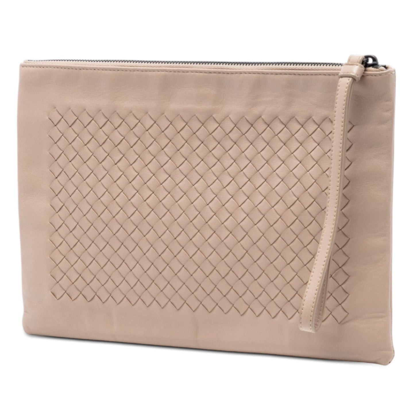 Bottega Veneta Nappa Intrecciato Wristlet Clutch