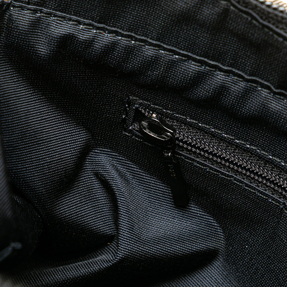 Burberry Haymarket Check Canvas Tote — Beige
