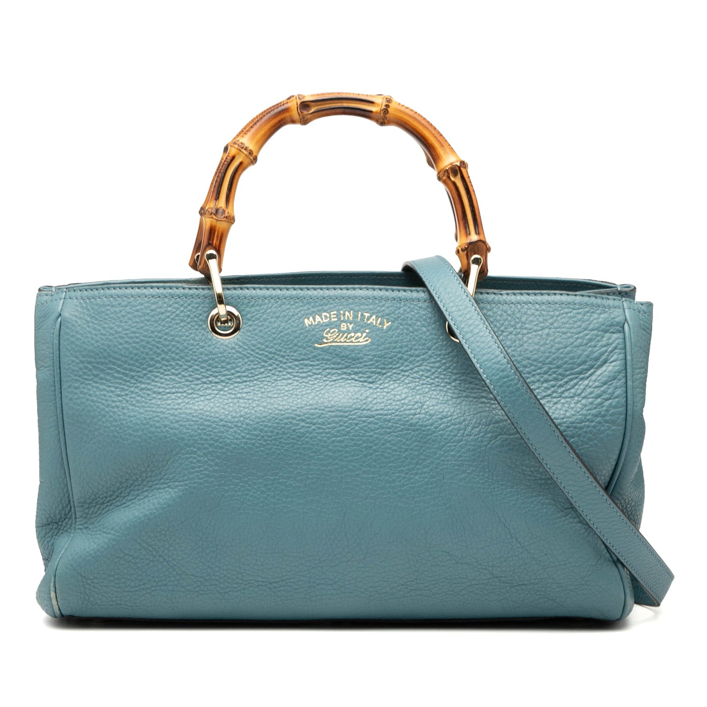 Gucci Medium Calfskin Bamboo Shopper Satchel