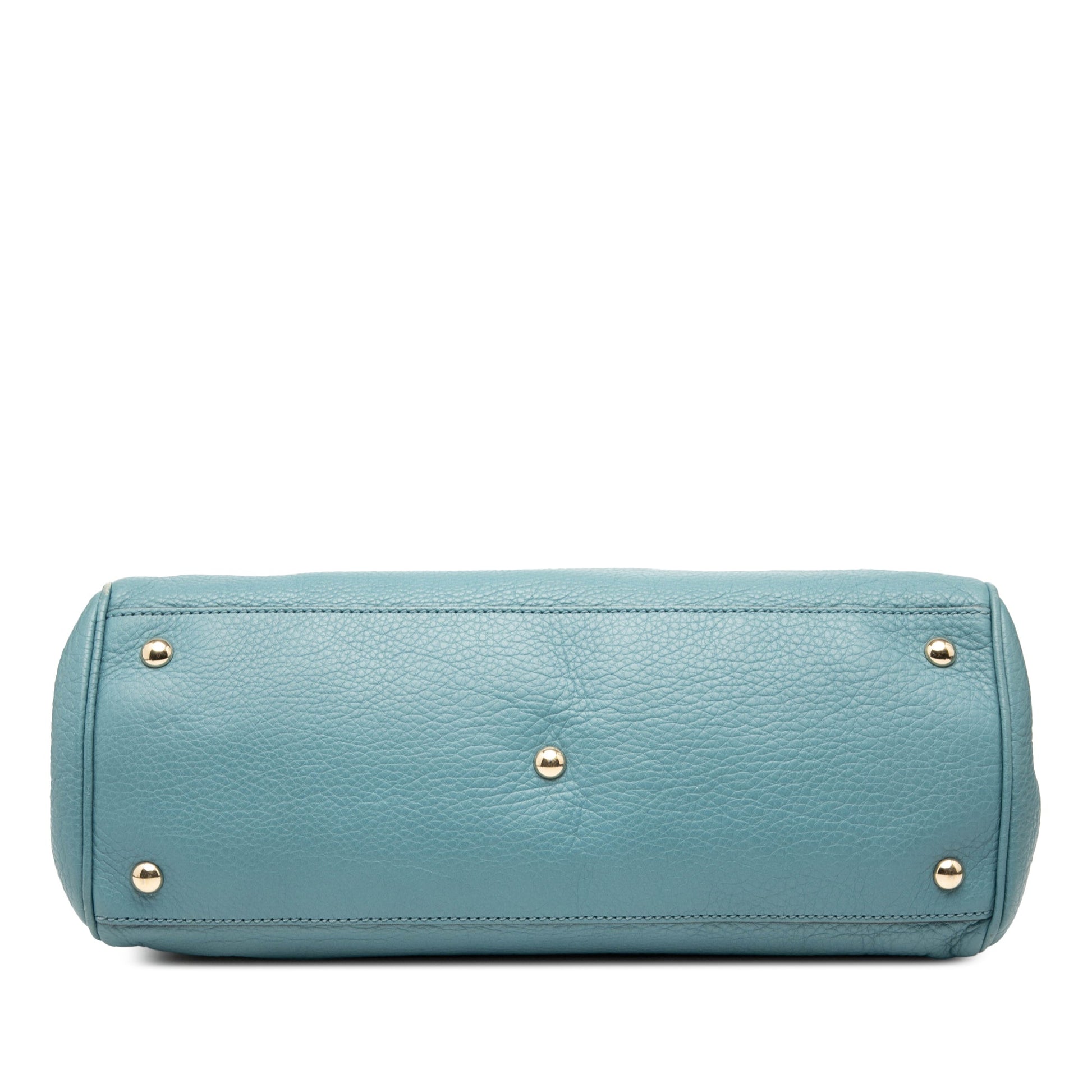 Gucci Medium Calfskin Bamboo Shopper Satchel