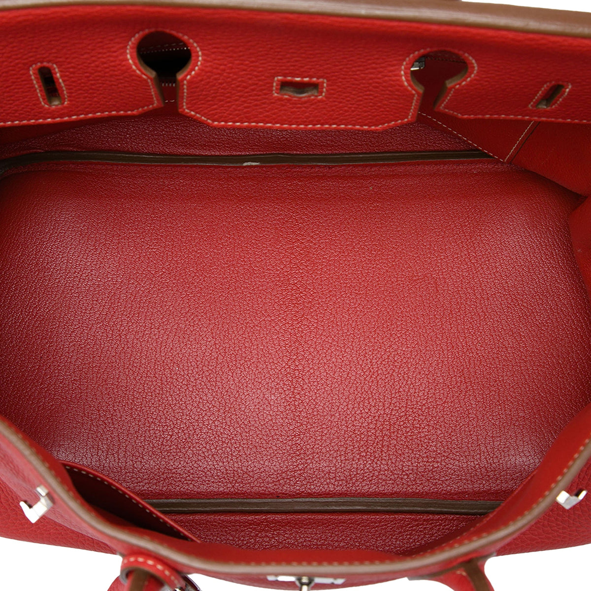 Hermès Clemence Birkin Retourne 35 — Red