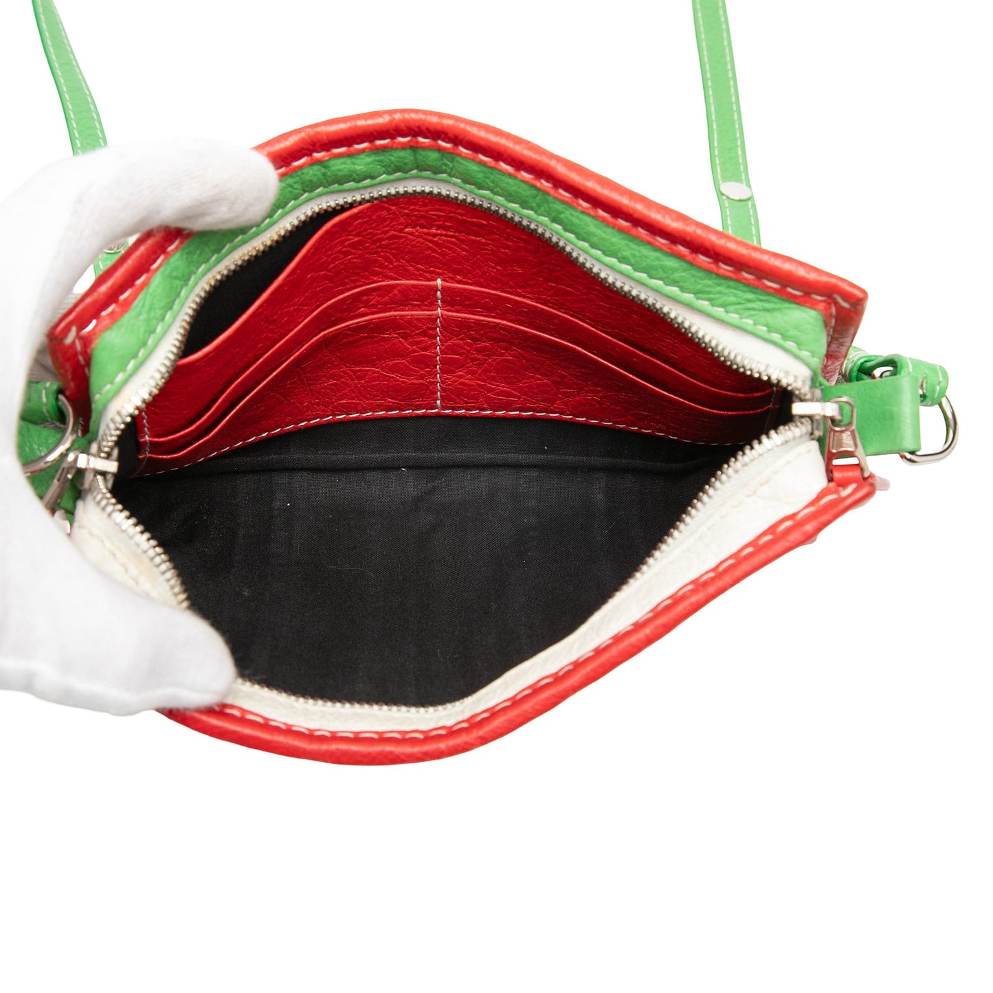 Balenciaga Lambskin Bazar Crossbody