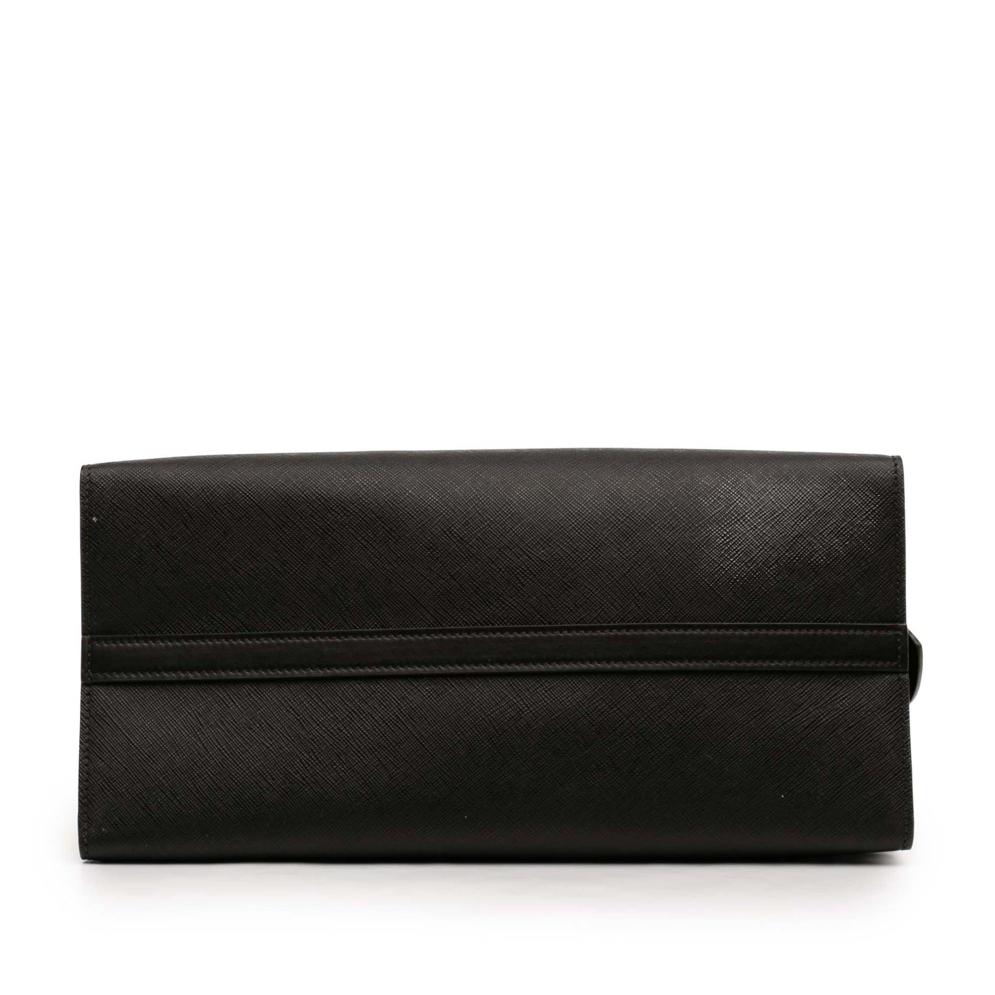 Prada Bicolor Saffiano and City Calf Esplanade Satchel