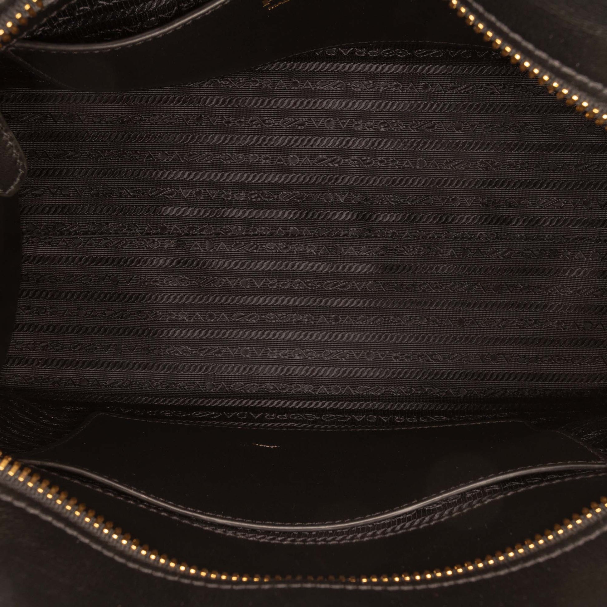 Prada Bicolor Saffiano and City Calf Esplanade Satchel