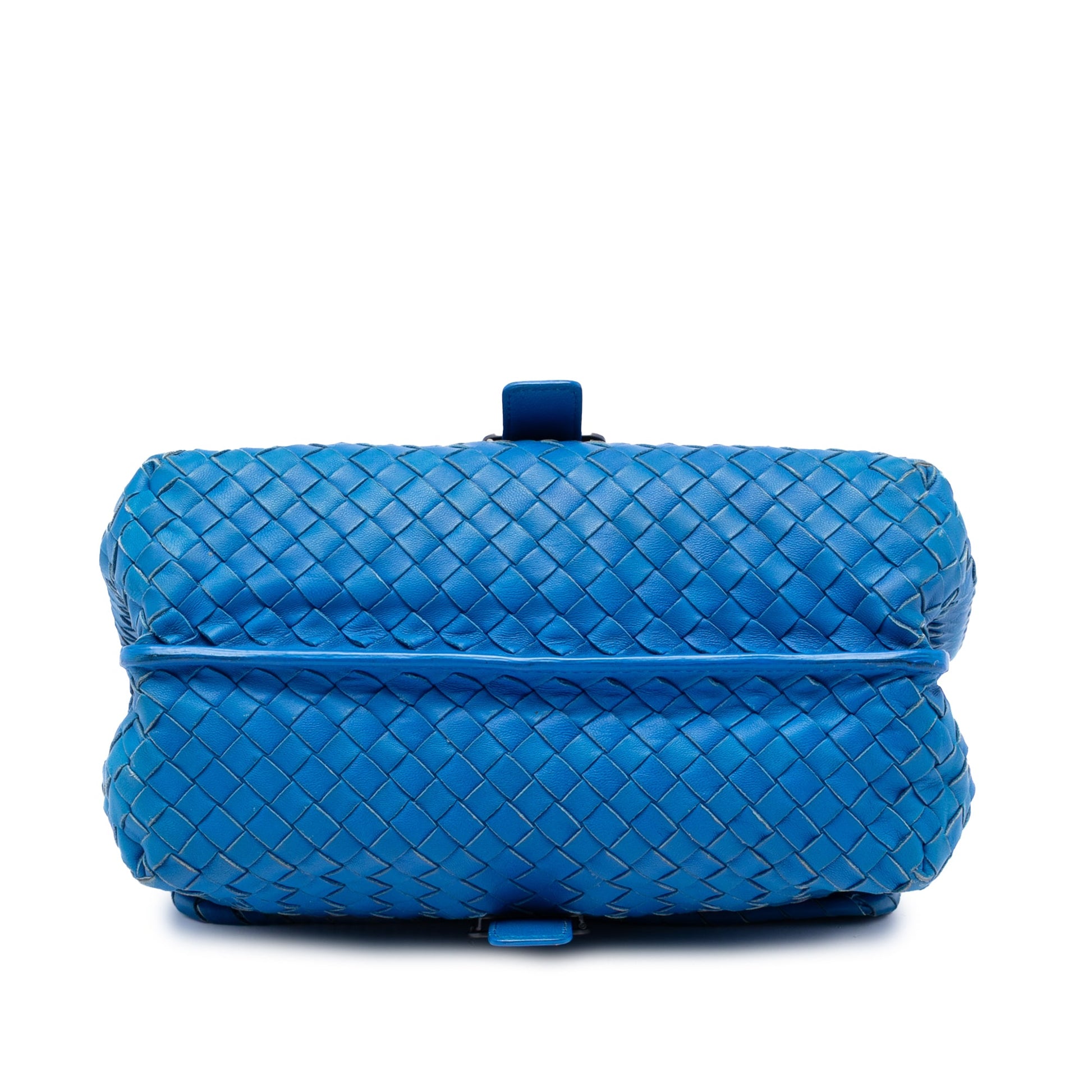 Bottega Veneta Nappa Intrecciato Double Sided Flap Shoulder Bag