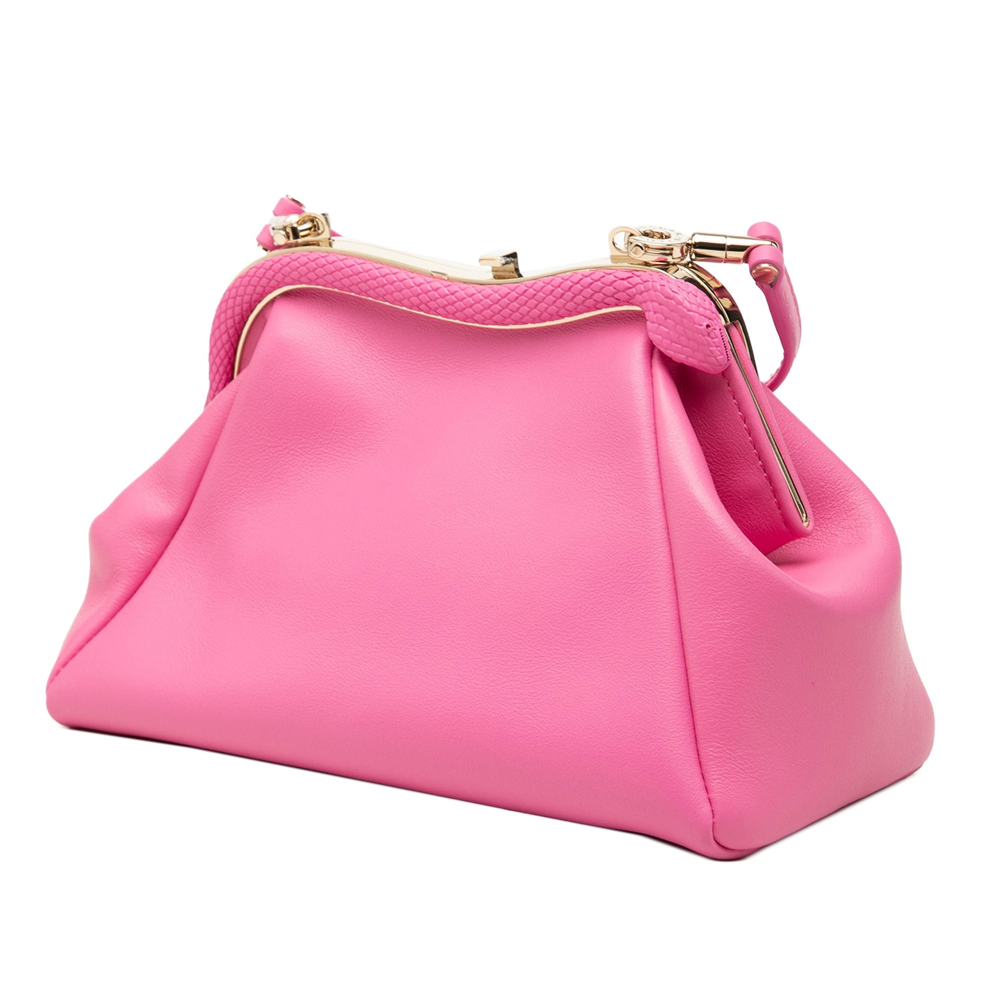 Bvlgari Leather Serpentine Pouch Crossbody