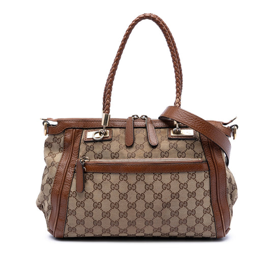 Gucci GG Canvas Bella Satchel