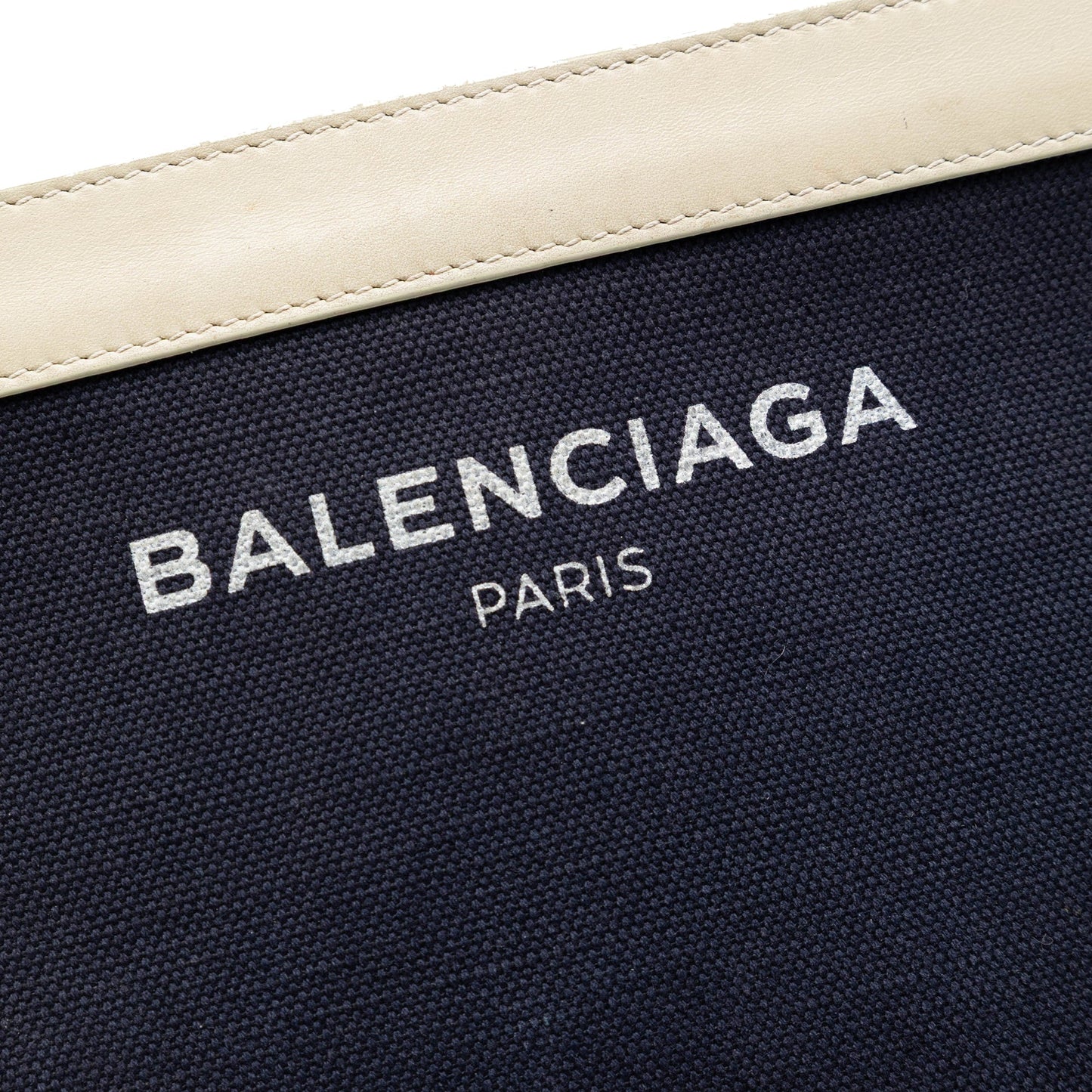 Balenciaga Canvas Navy Pochette M Crossbody