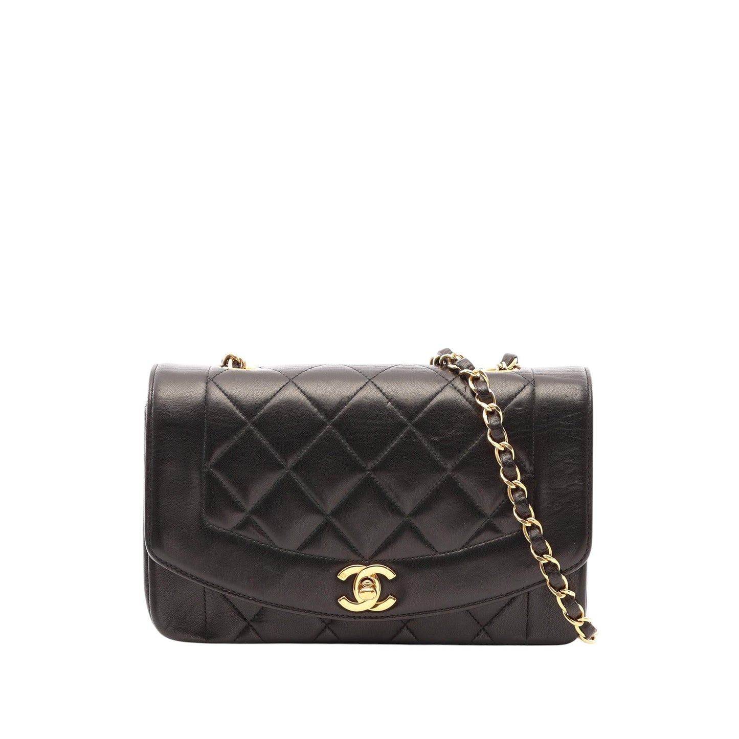 Chanel Small Lambskin Diana Flap
