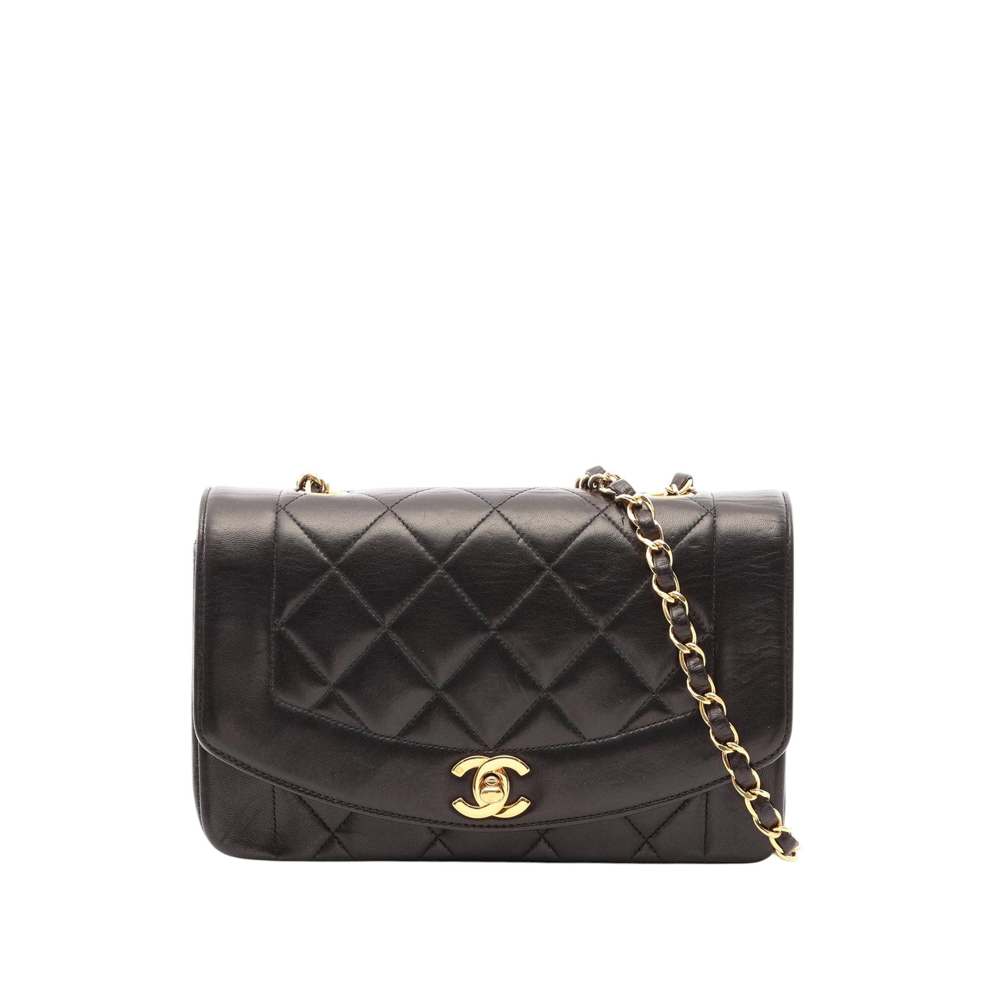 Chanel Small Lambskin Diana Flap