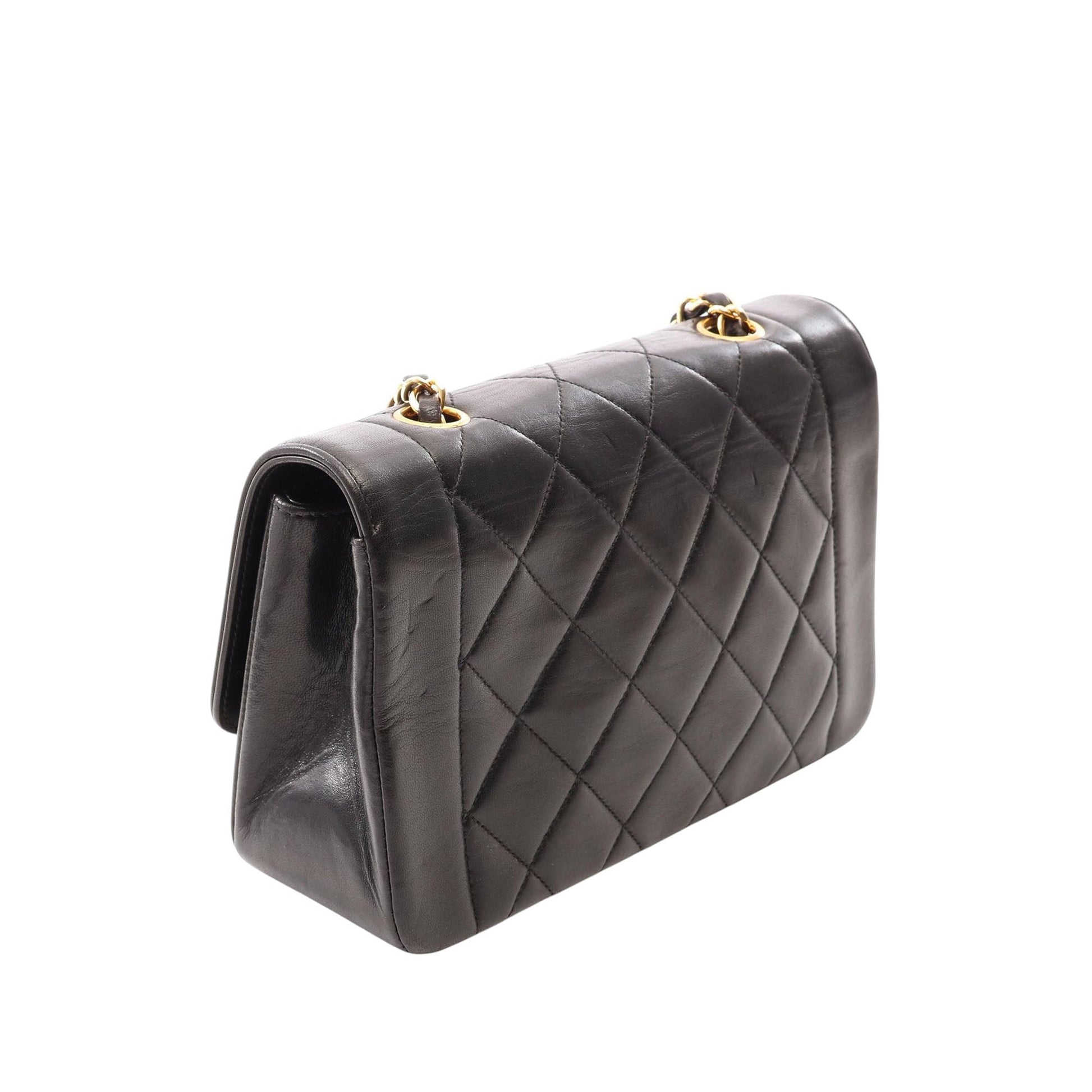 Chanel Small Lambskin Diana Flap