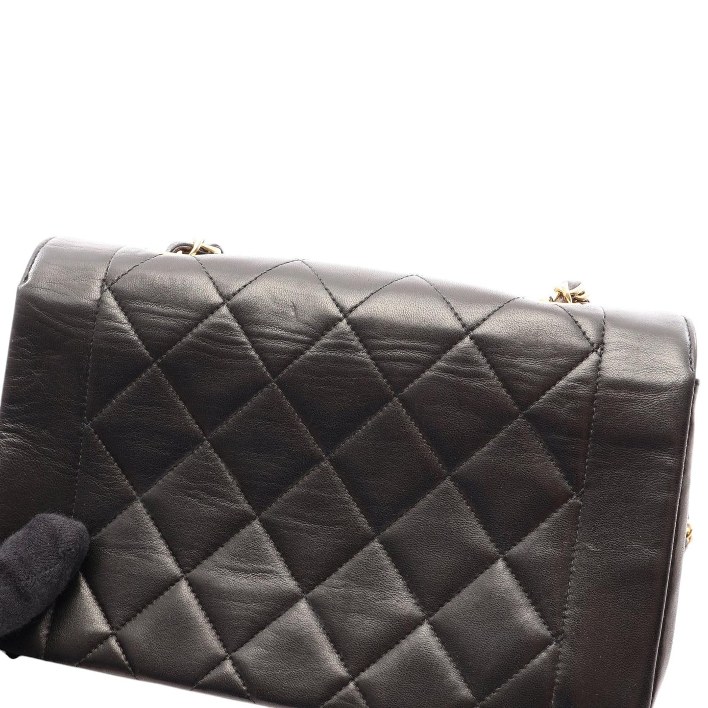 Chanel Small Lambskin Diana Flap