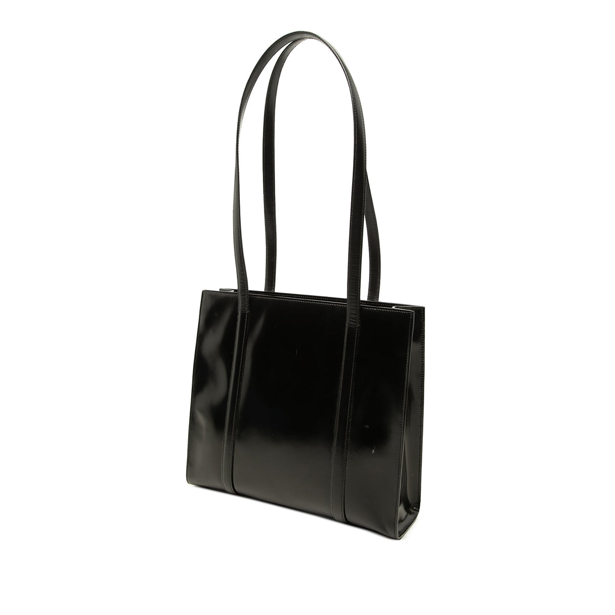 Prada Spazzolato Leather Re Edition 1995 Tote — Black