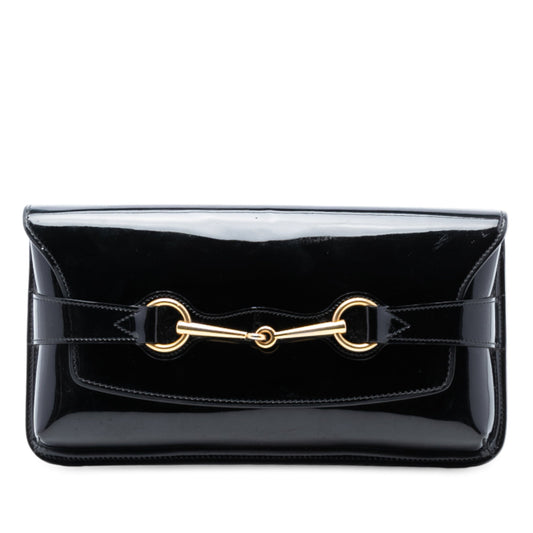 Gucci Patent Bright Bit Clutch