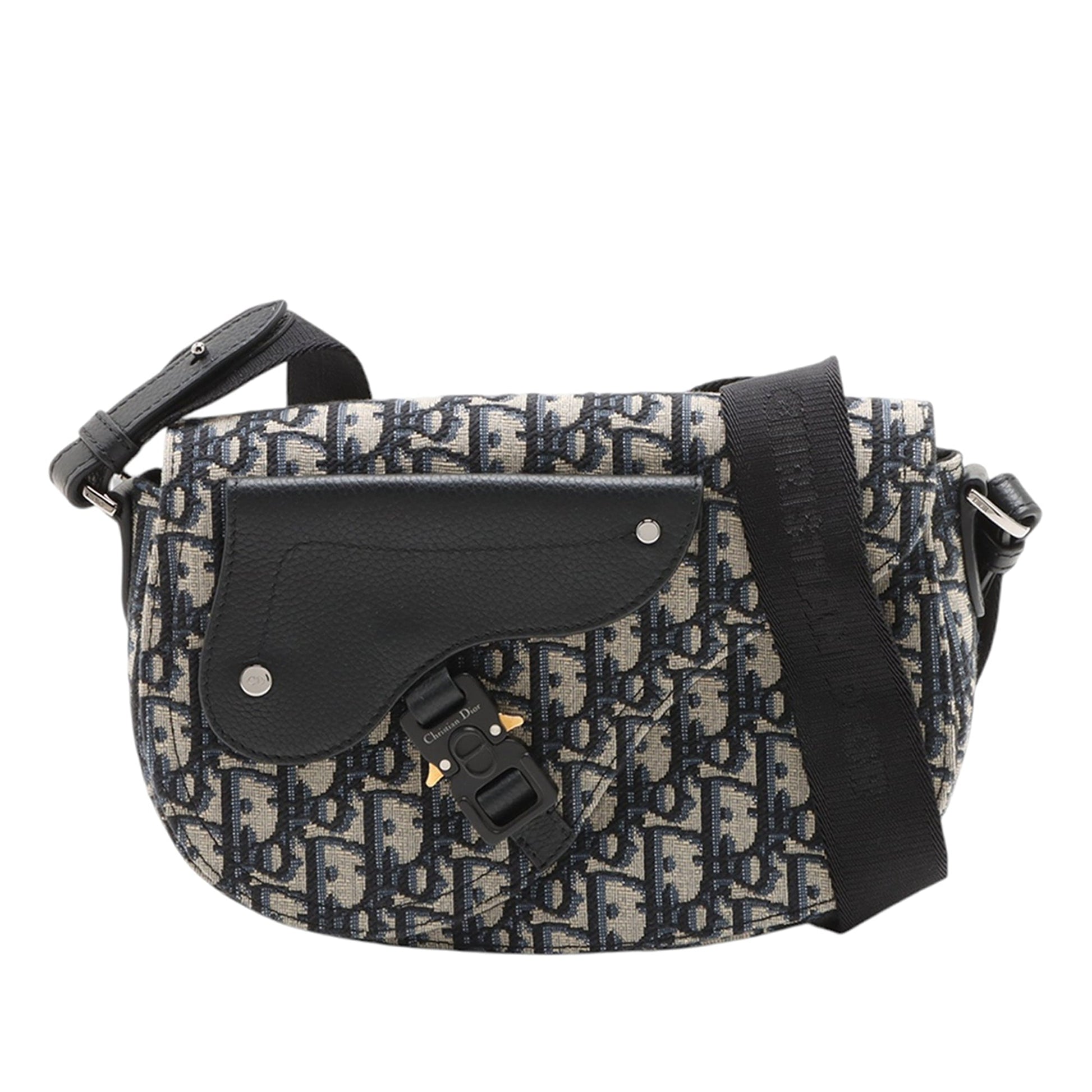 Dior Oblique Canvas Saddle Messenger Bag