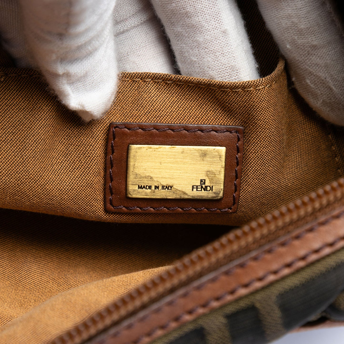 Fendi Zucca Canvas Crossbody