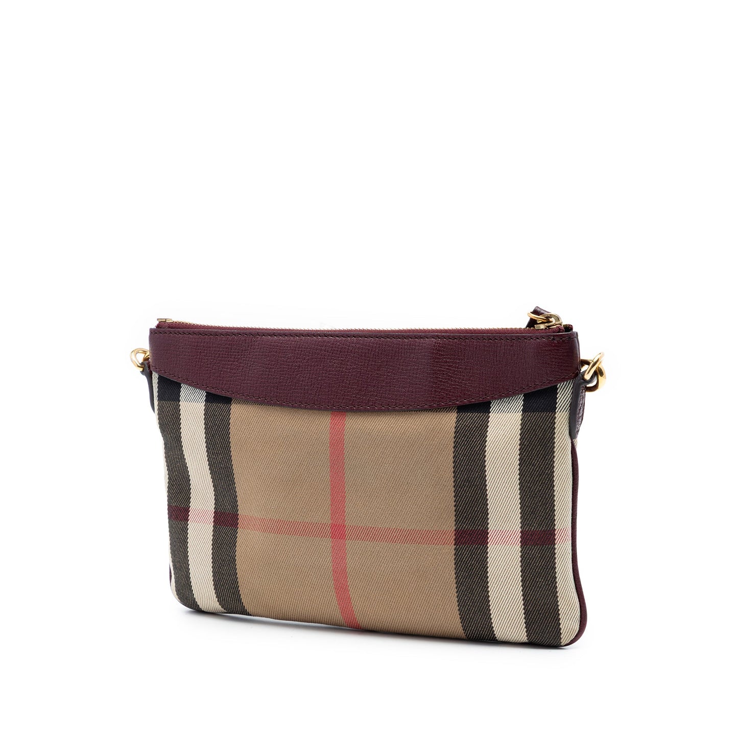 Burberry Mega Check Canvas Derby Peyton Crossbody