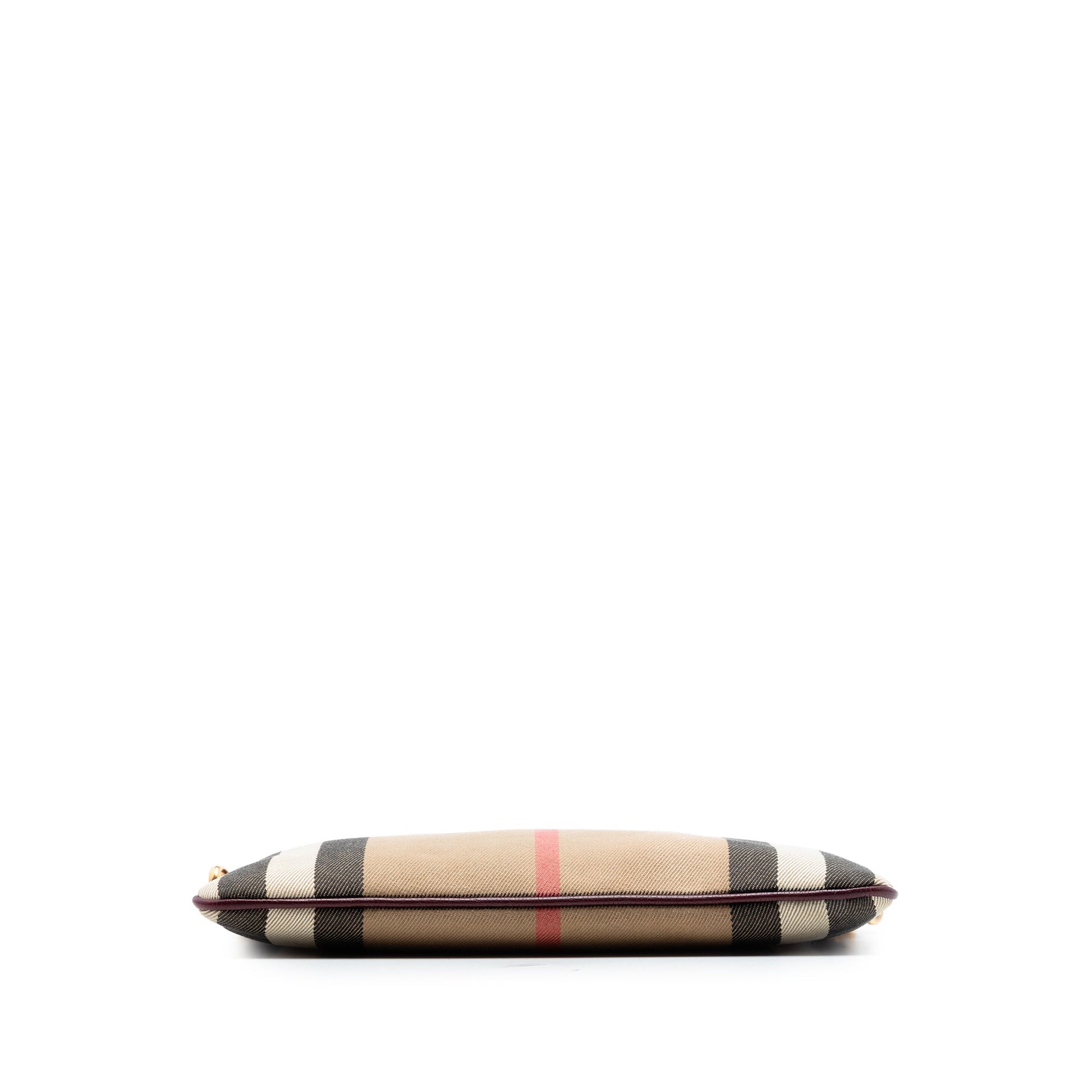 Burberry Mega Check Canvas Derby Peyton Crossbody