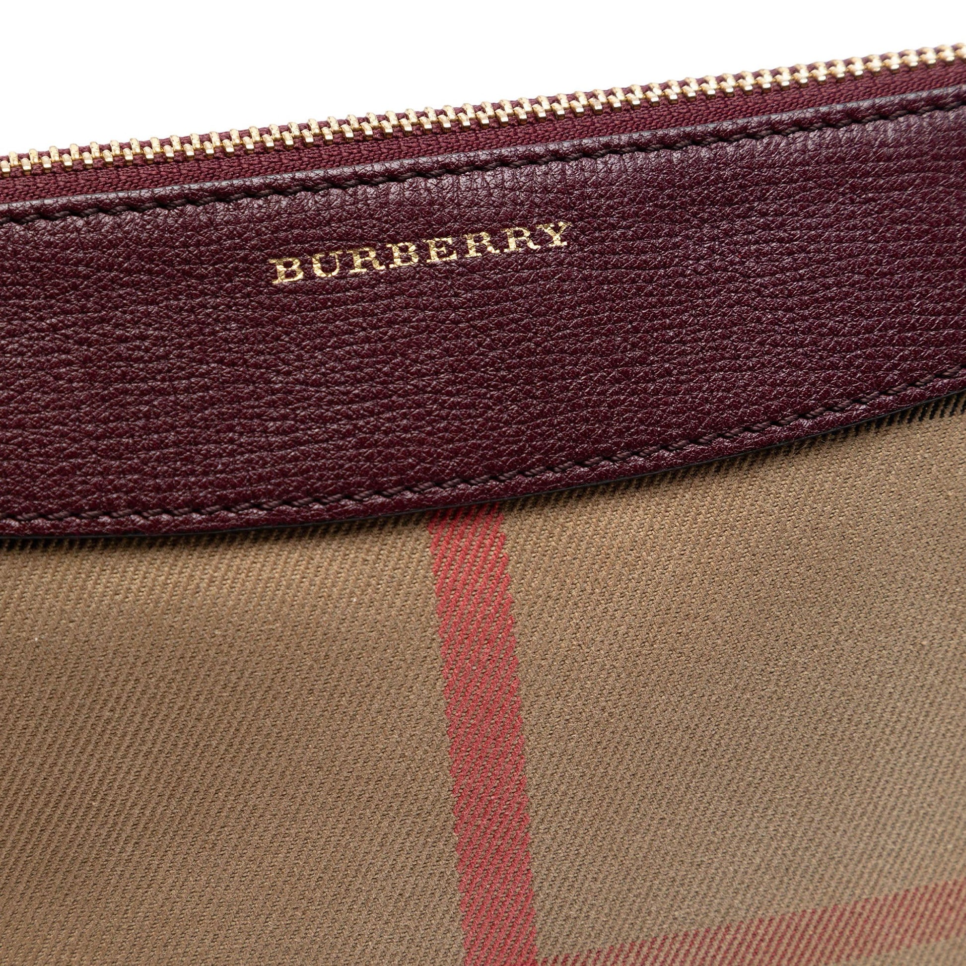 Burberry Mega Check Canvas Derby Peyton Crossbody