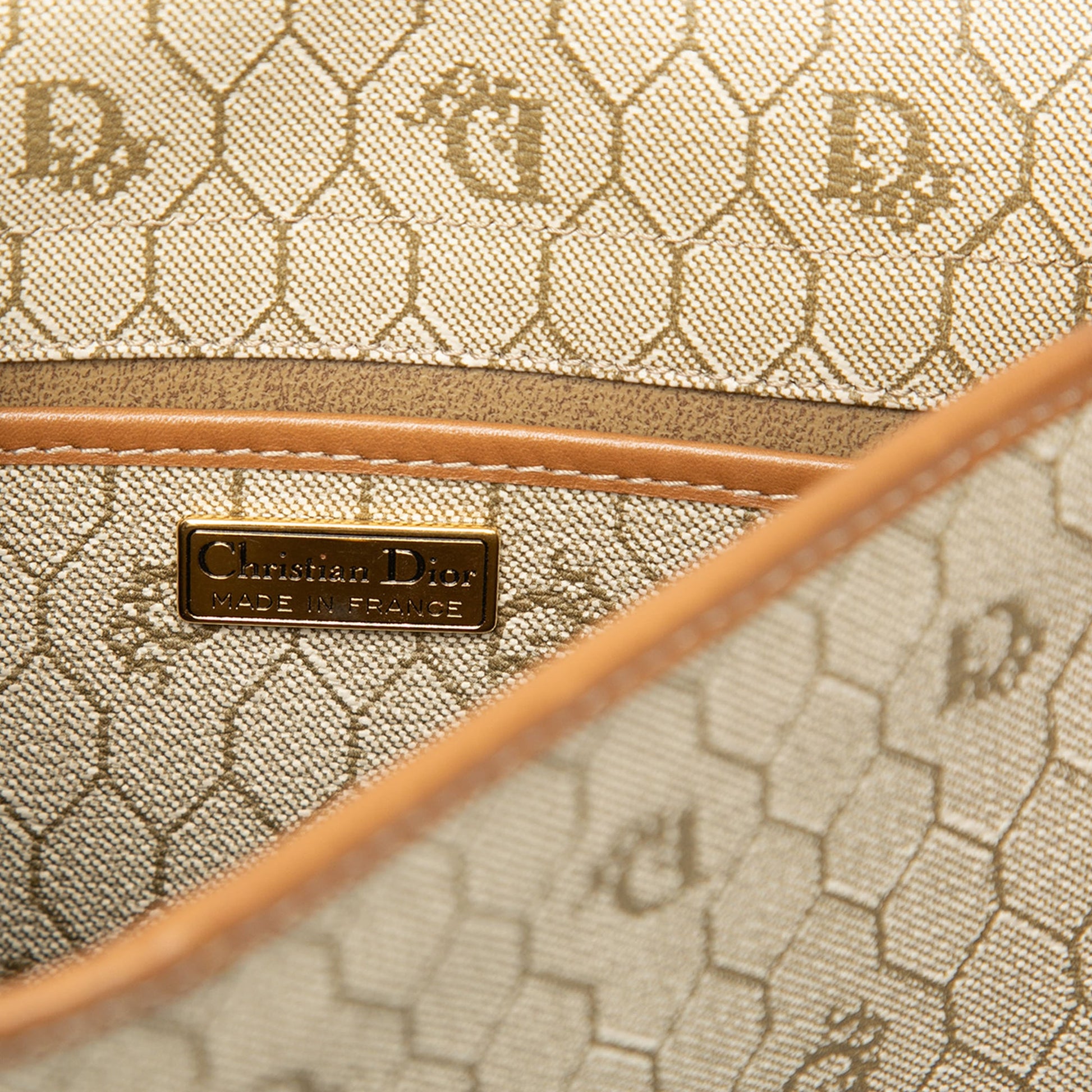 Dior Honeycomb Coated Canvas Crossbody