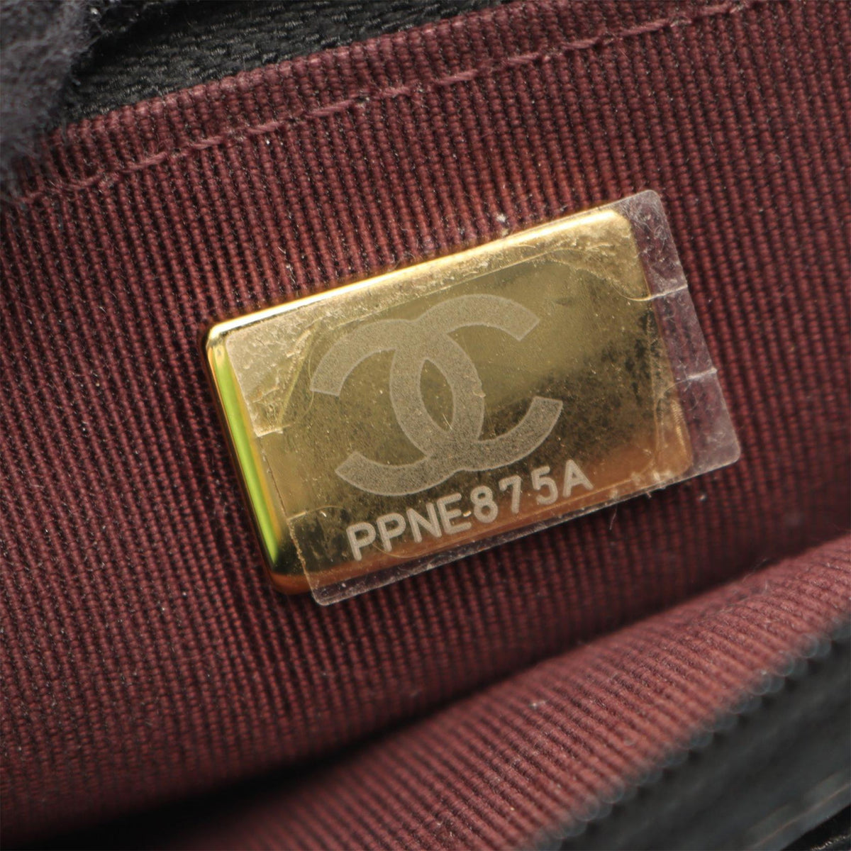 Chanel CC Quilted Caviar Wallet on Chain