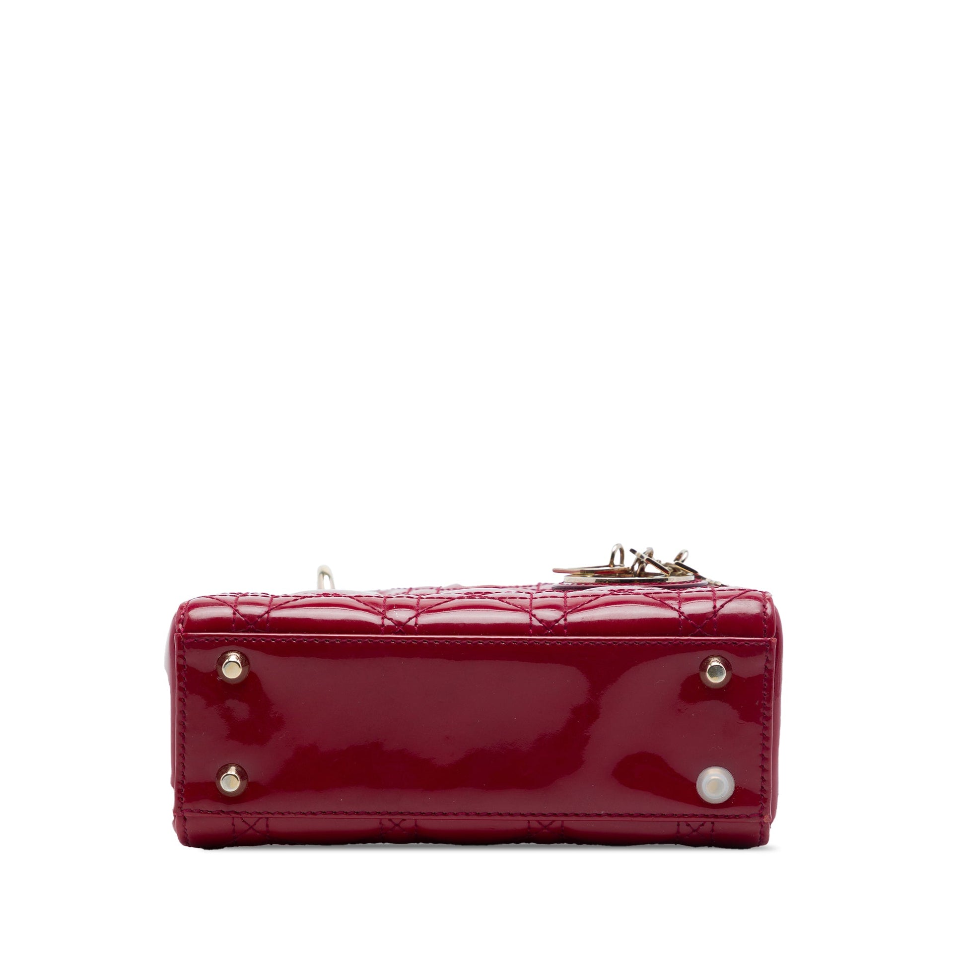 Dior Mini Patent Cannage Lady Dior