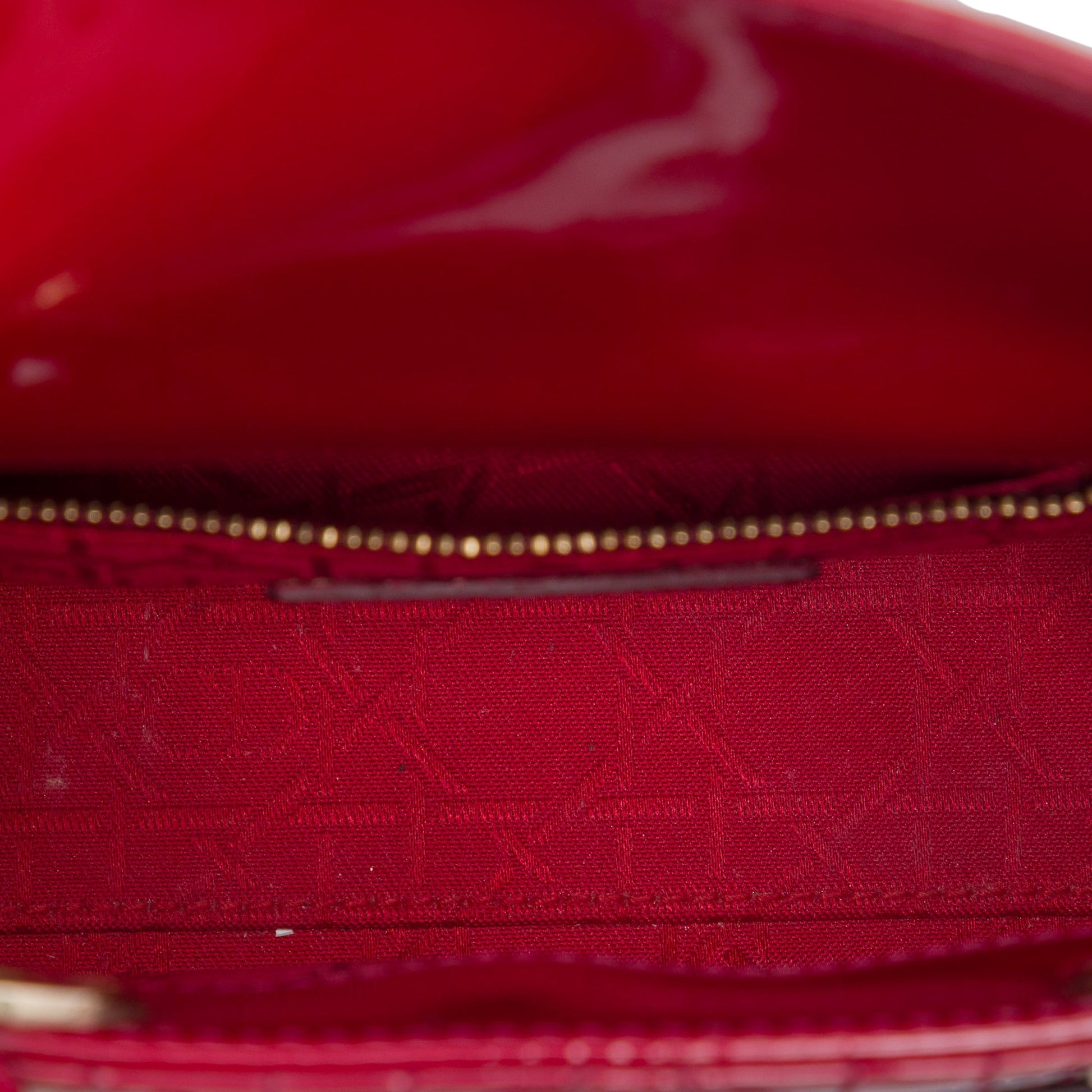 Dior Mini Patent Cannage Lady Dior