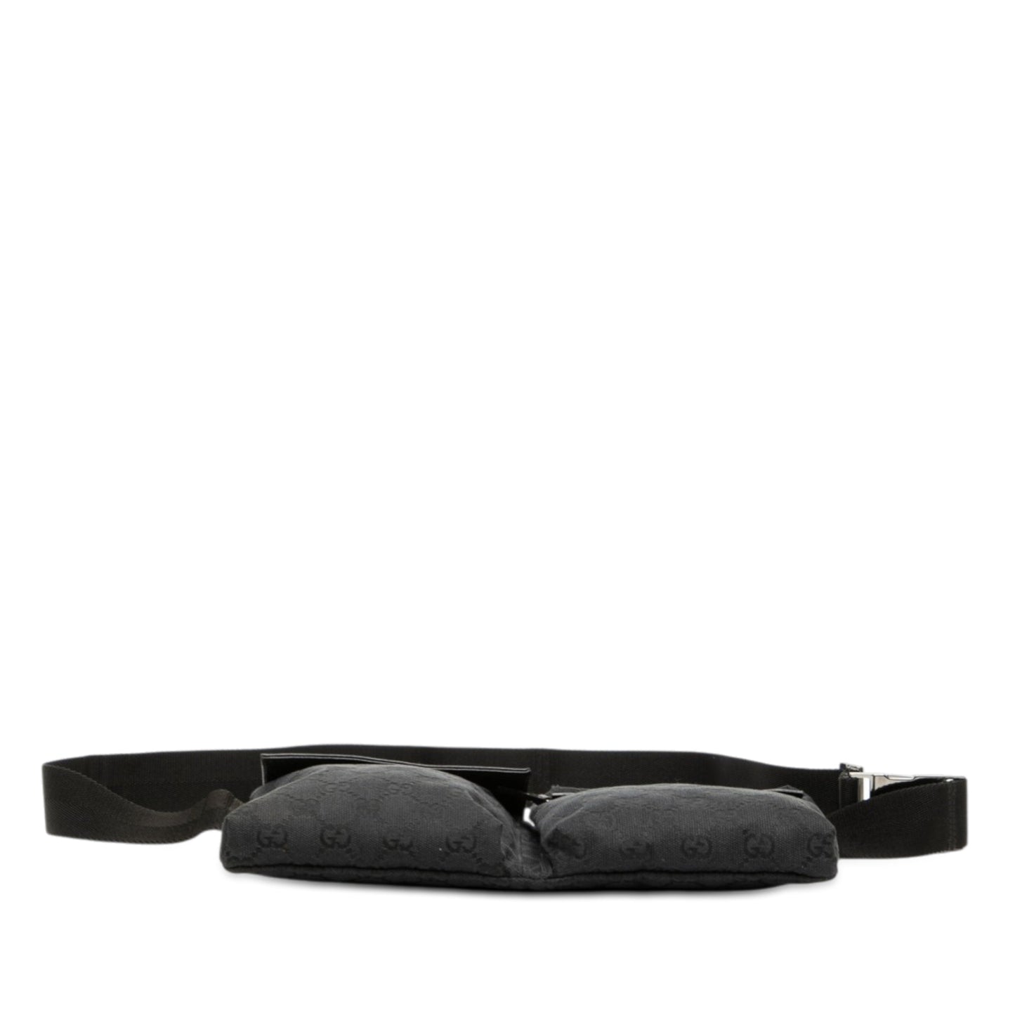 Gucci GG Canvas Double Pocket Belt Bag
