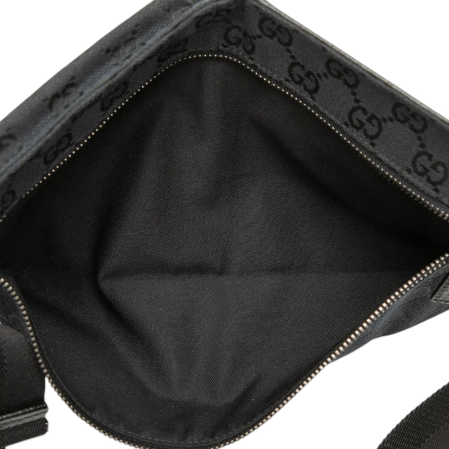 Gucci GG Canvas Double Pocket Belt Bag