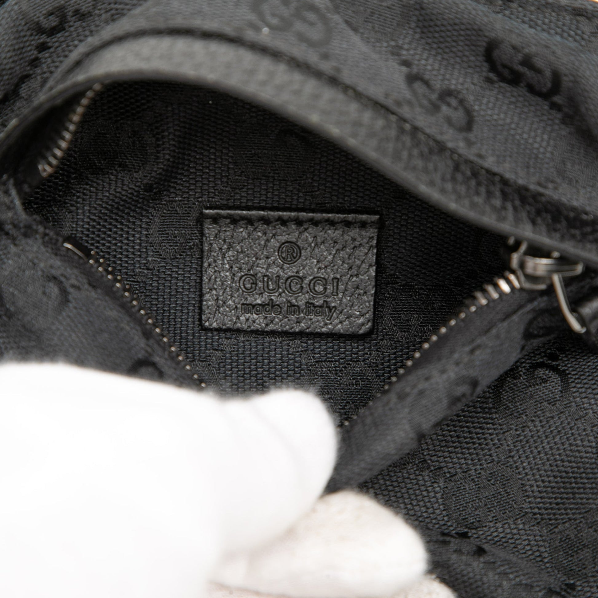 Gucci GG Canvas Double Pocket Belt Bag