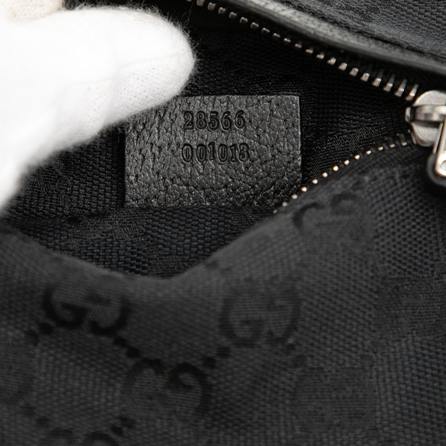 Gucci GG Canvas Double Pocket Belt Bag