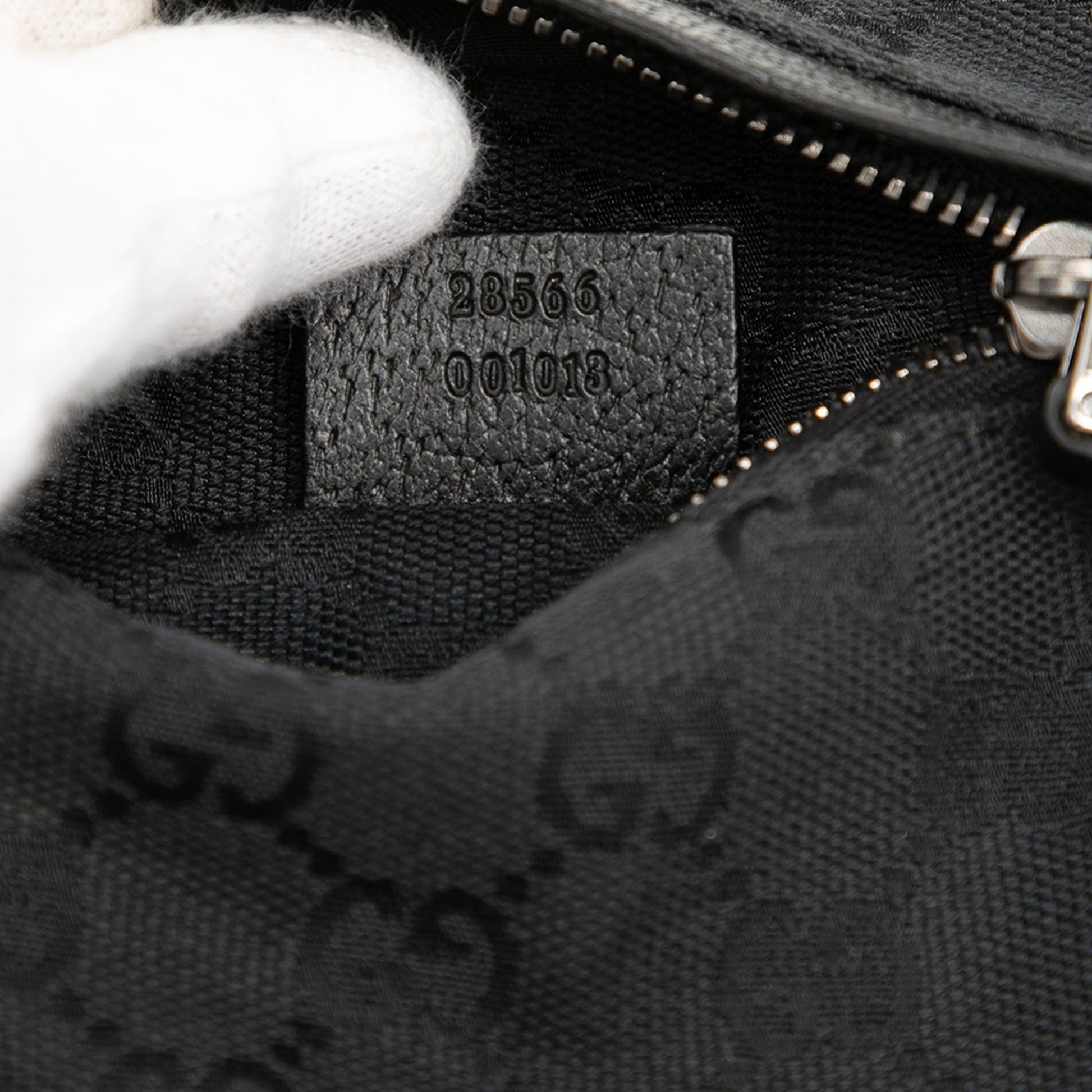 Gucci GG Canvas Double Pocket Belt Bag