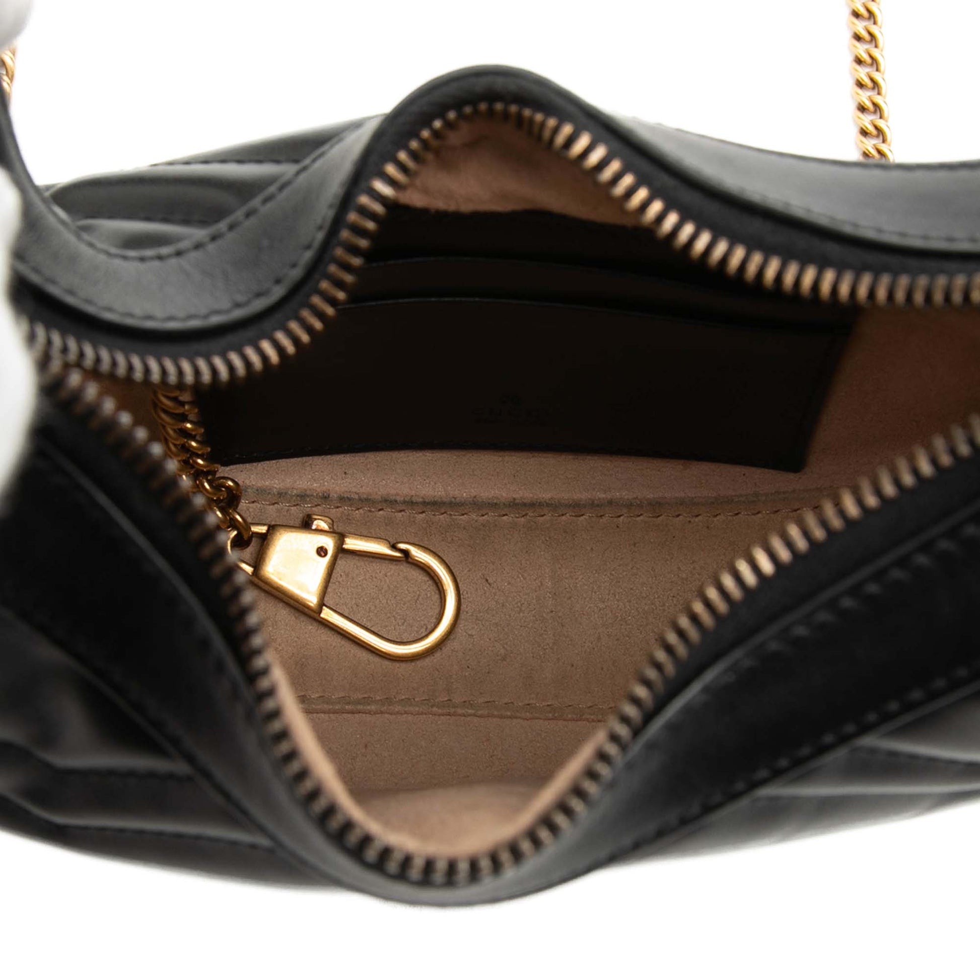 Gucci Mini GG Marmont Half Moon Bag