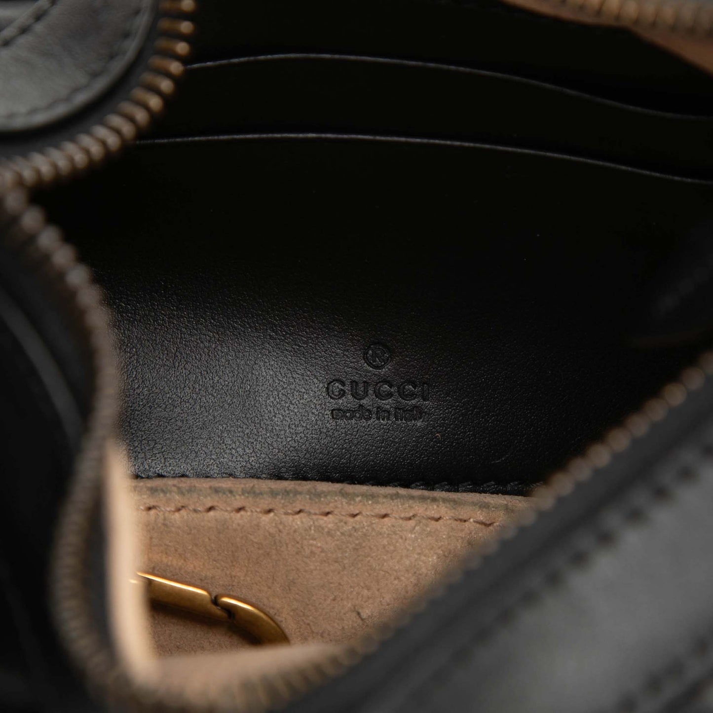 Gucci Mini GG Marmont Half Moon Bag