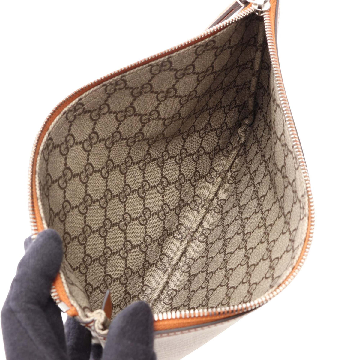 Gucci Canvas Logo Clutch