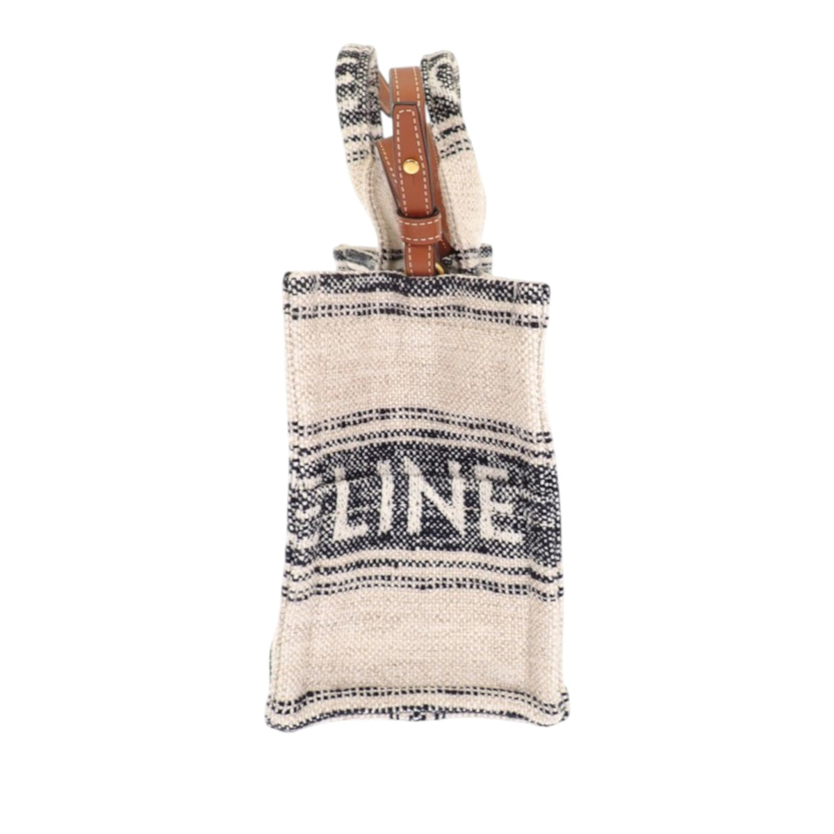 Celine Small Canvas Cabas Thais Satchel
