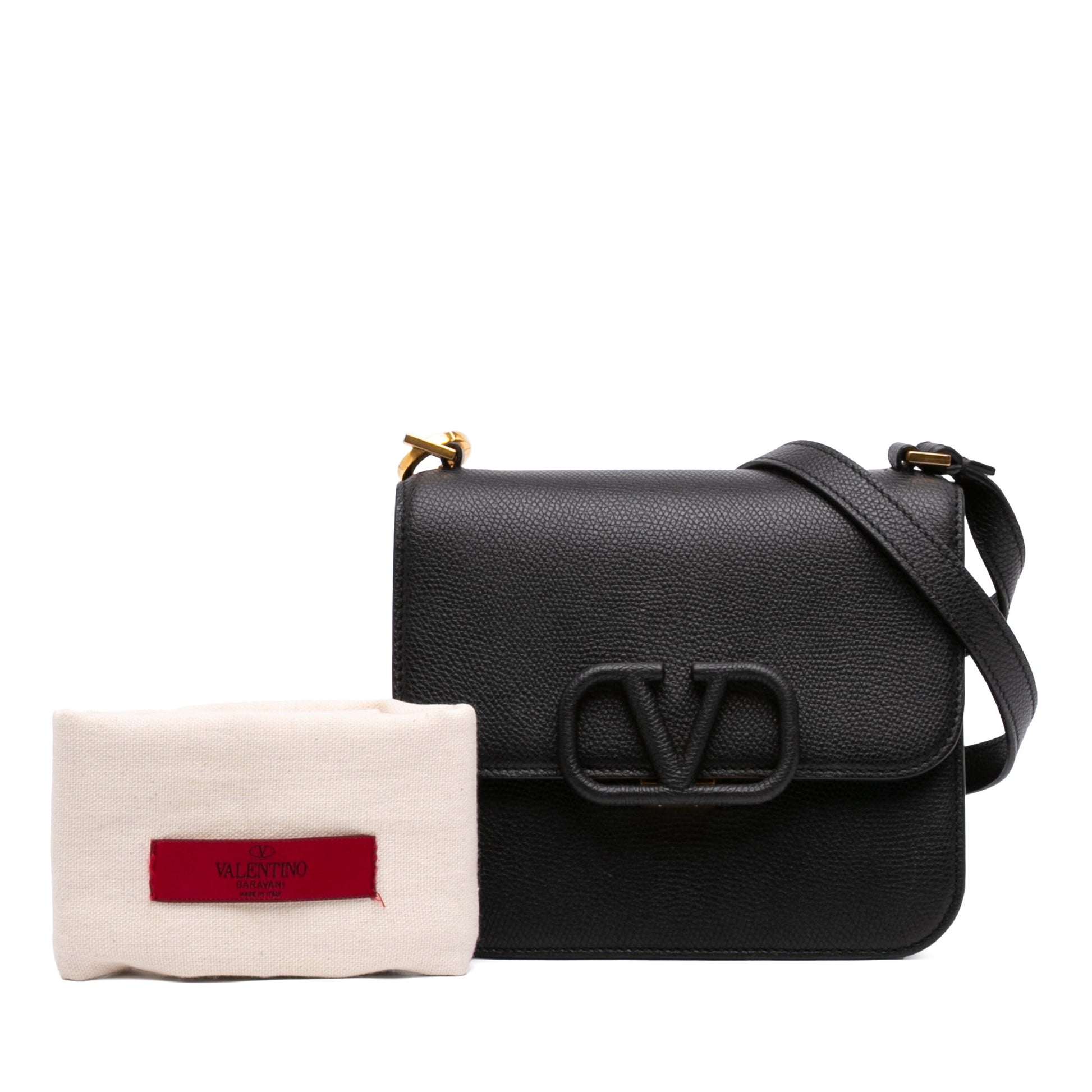 Valentino Small Grained Calfskin VSling Crossbody