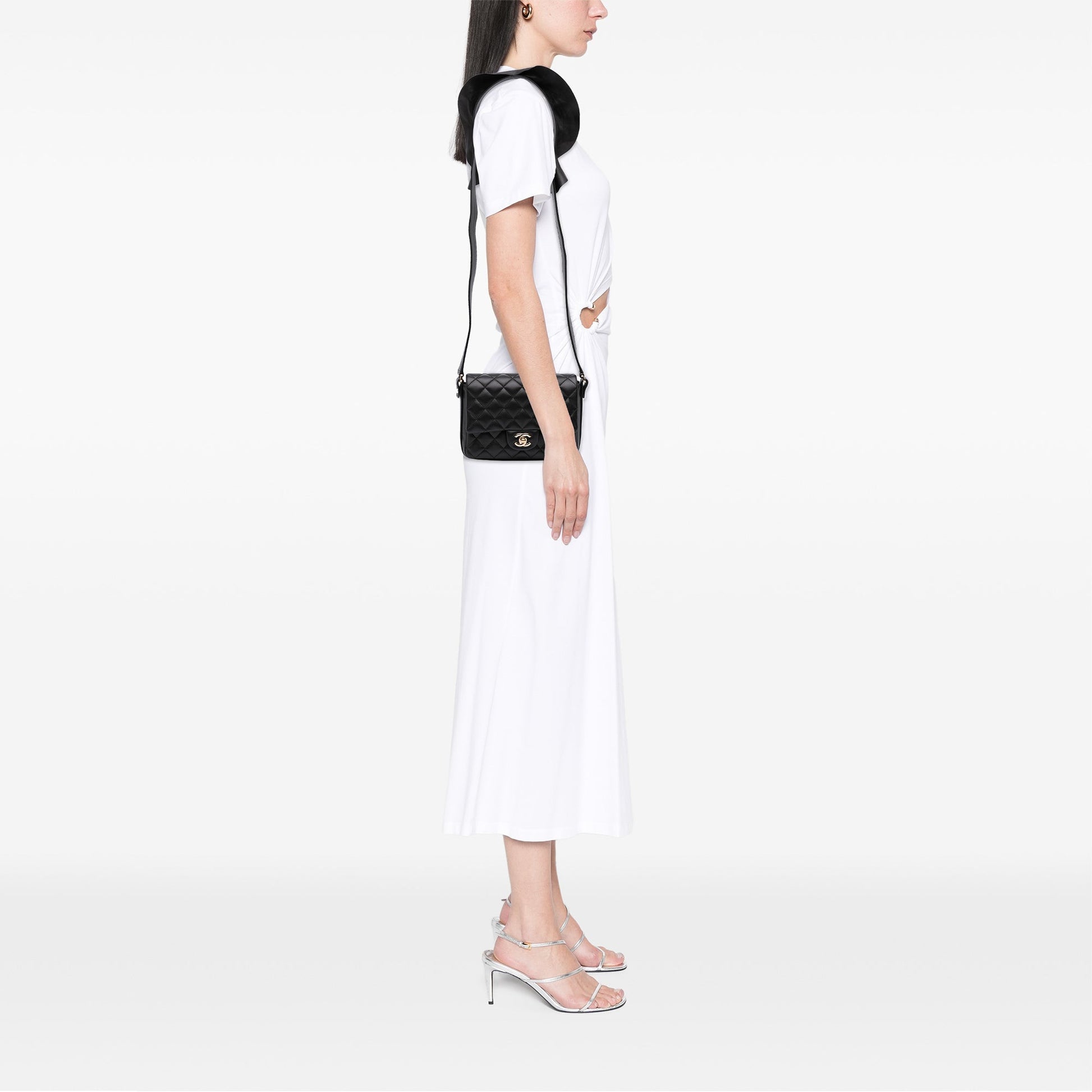 Chanel Quilted Calfskin Bolero de Chanel Flap
