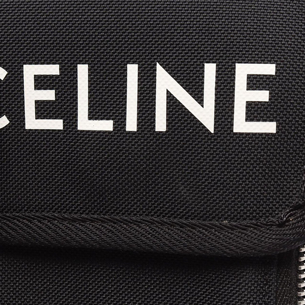 Celine Canvas Phone Pouch Flap Crossbody
