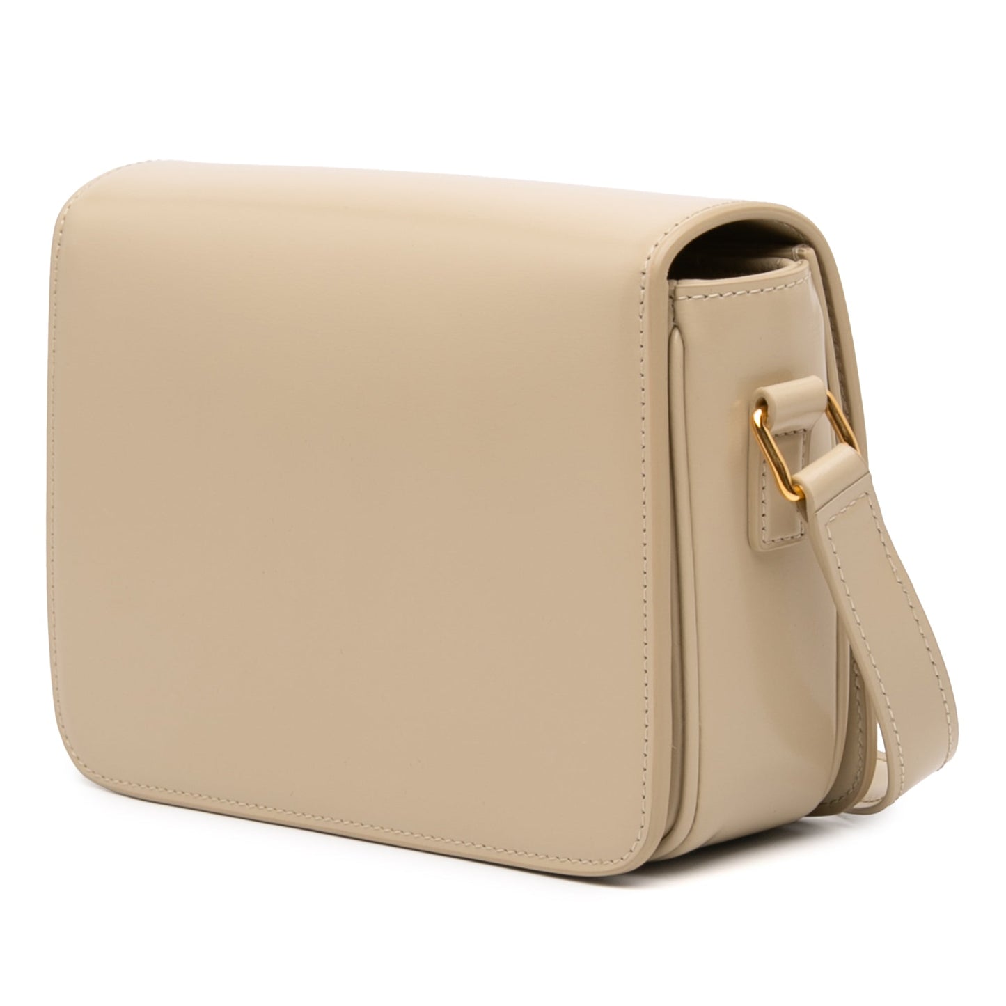 Celine Teen Shiny Calfskin Triomphe Crossbody