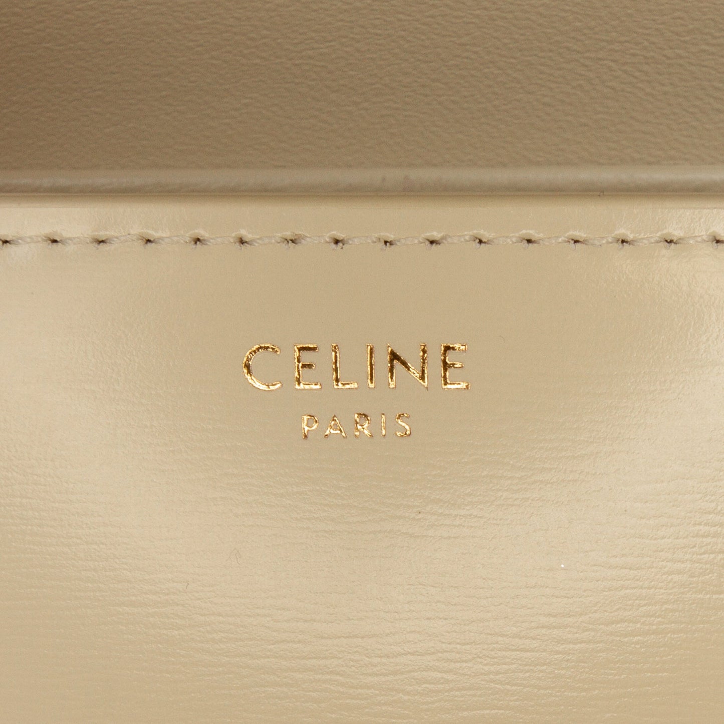 Celine Teen Shiny Calfskin Triomphe Crossbody