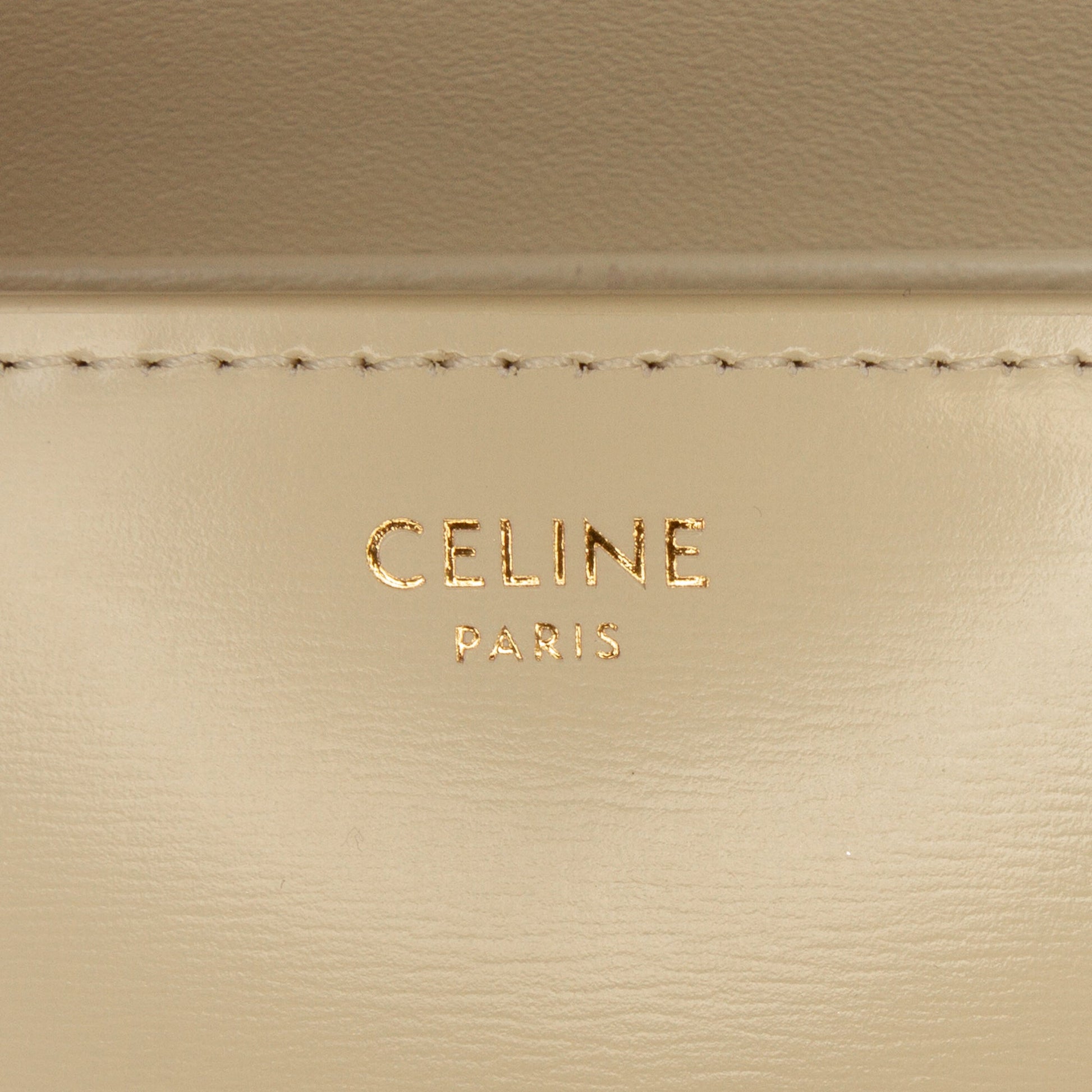 Celine Teen Shiny Calfskin Triomphe Crossbody